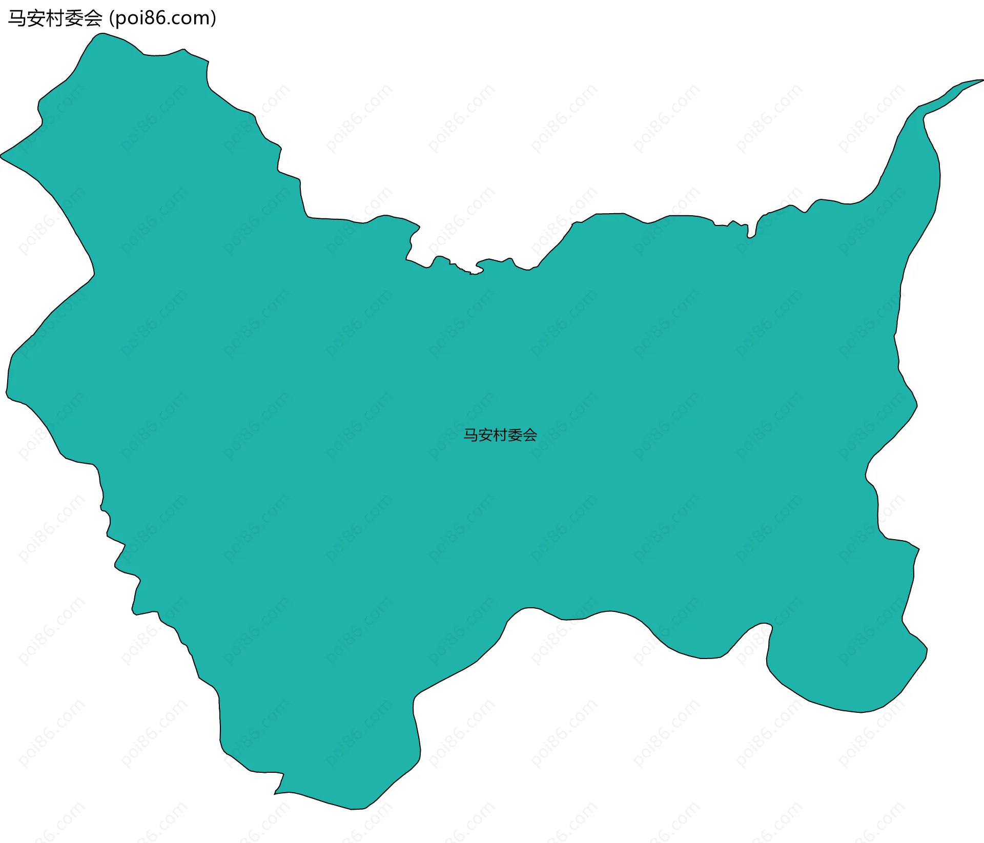 马安村委会边界地图