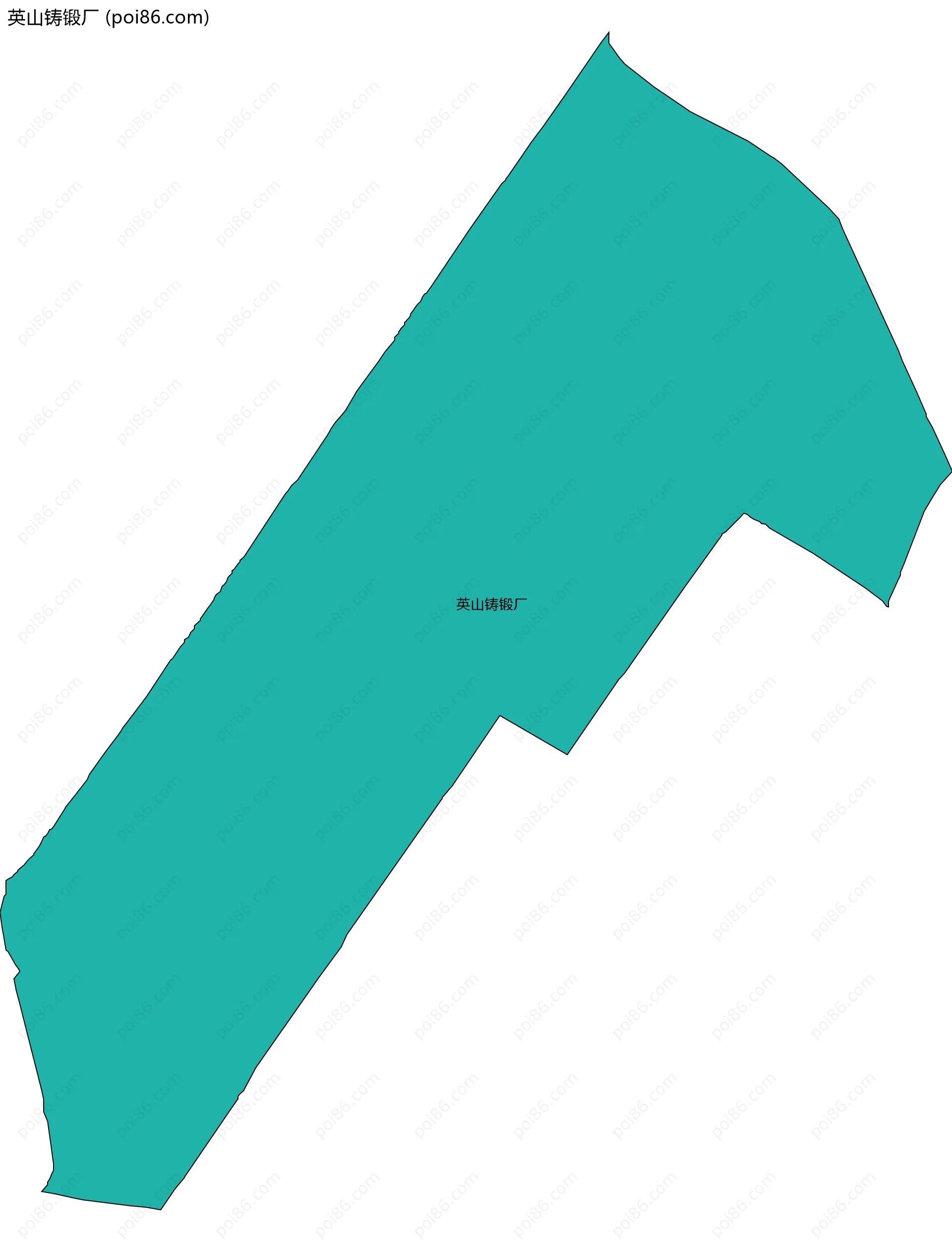 英山铸锻厂边界地图