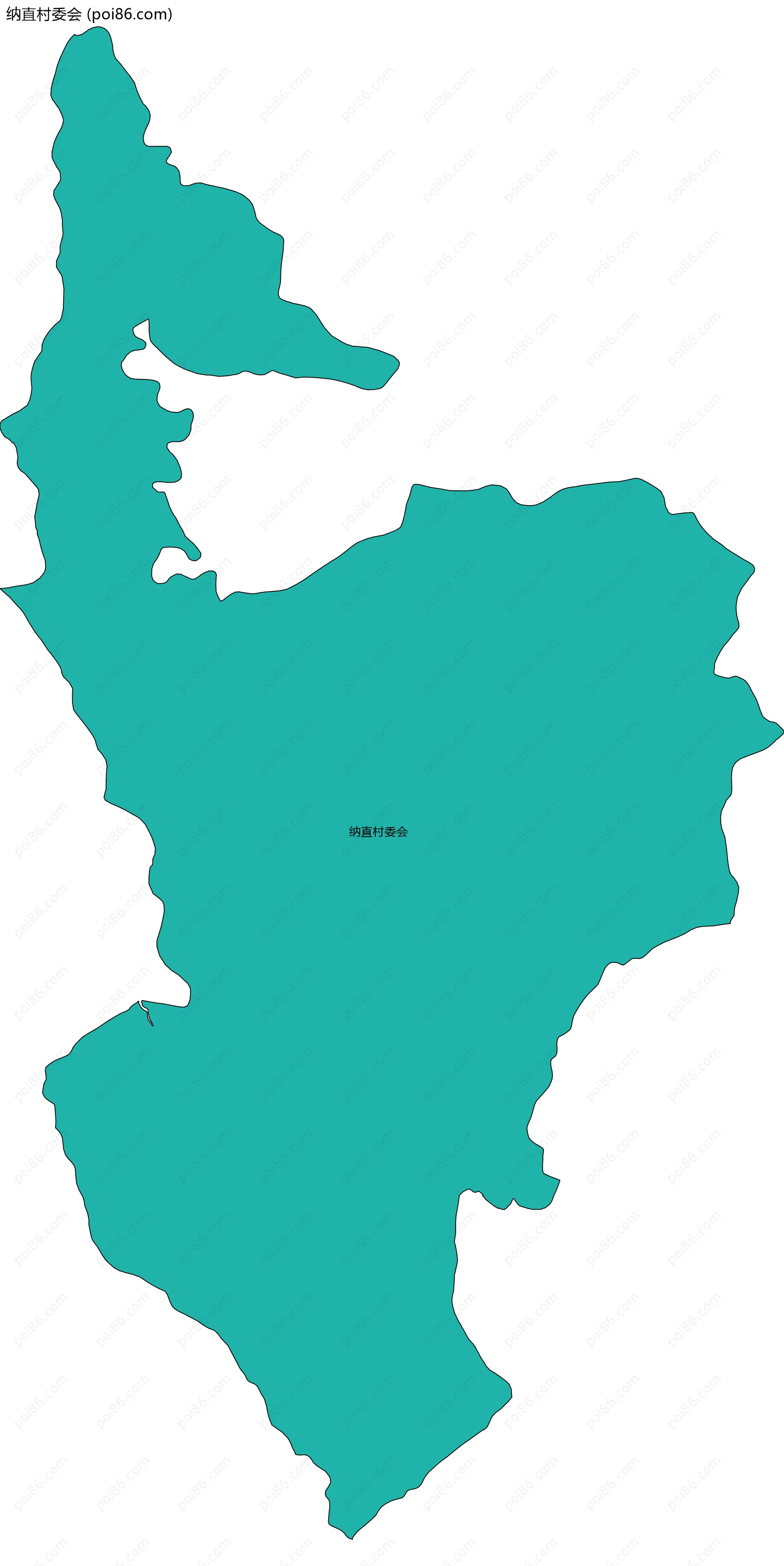 纳直村委会边界地图