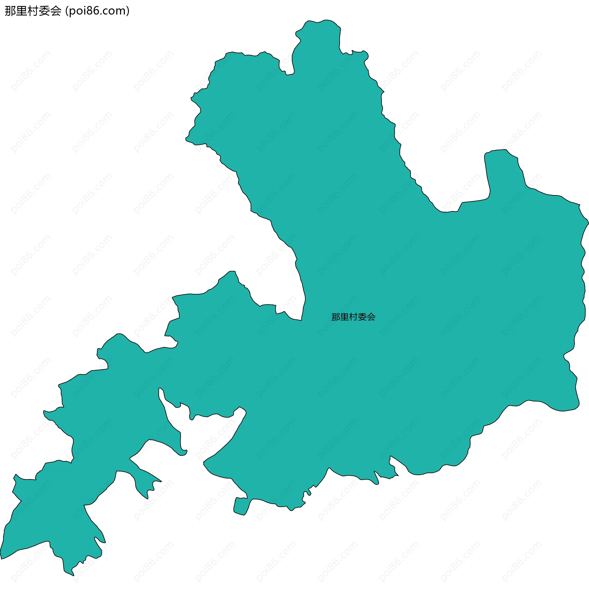 那里村委会边界地图