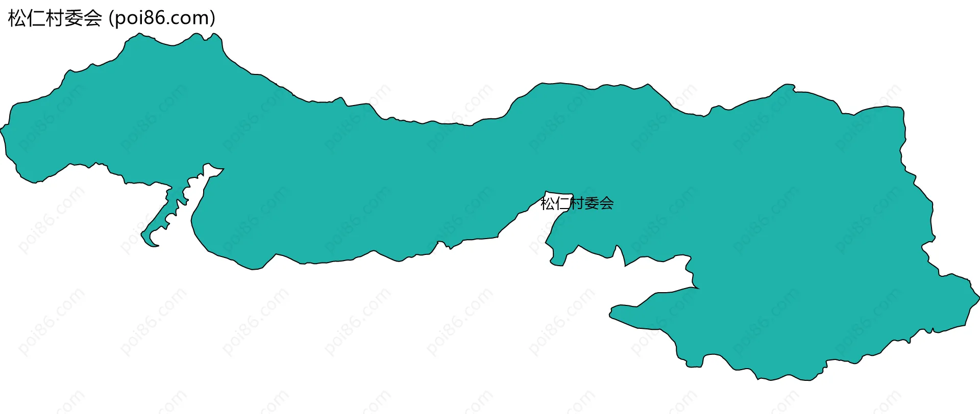 松仁村委会边界地图