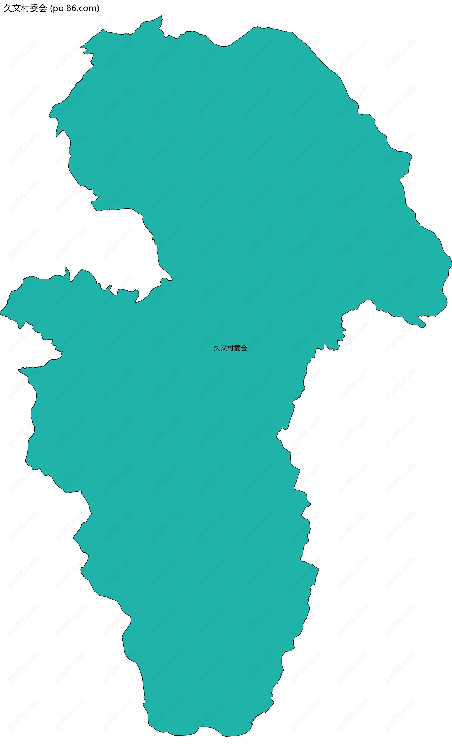 久文村委会边界地图