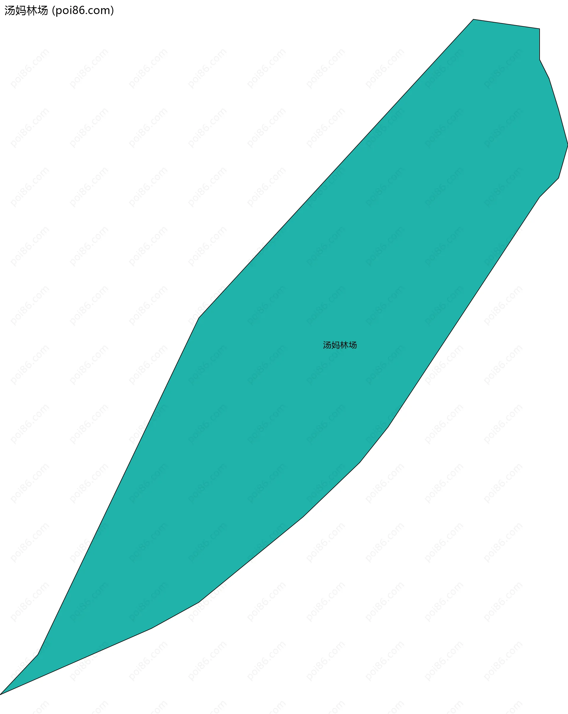 汤妈林场边界地图