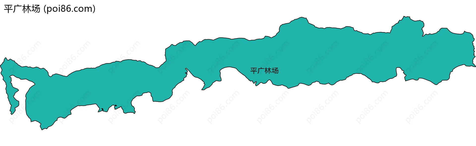 平广林场边界地图