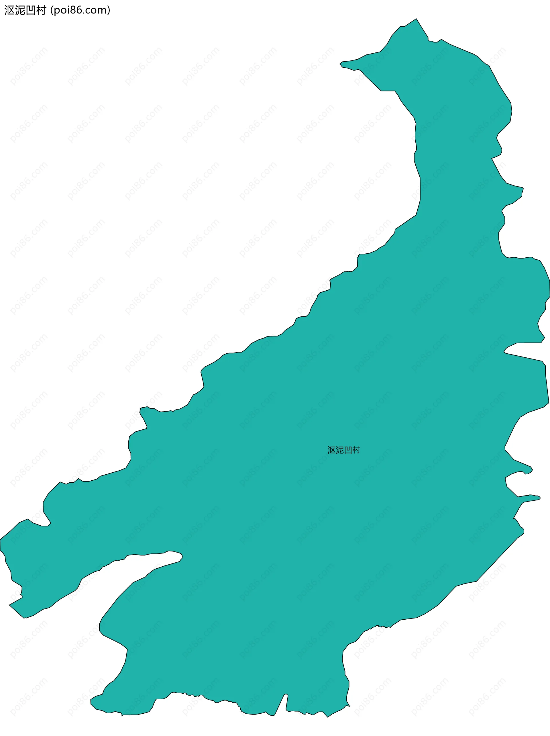 沤泥凹村边界地图