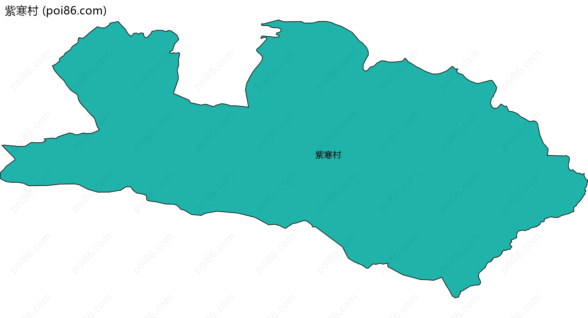 紫寒村边界地图