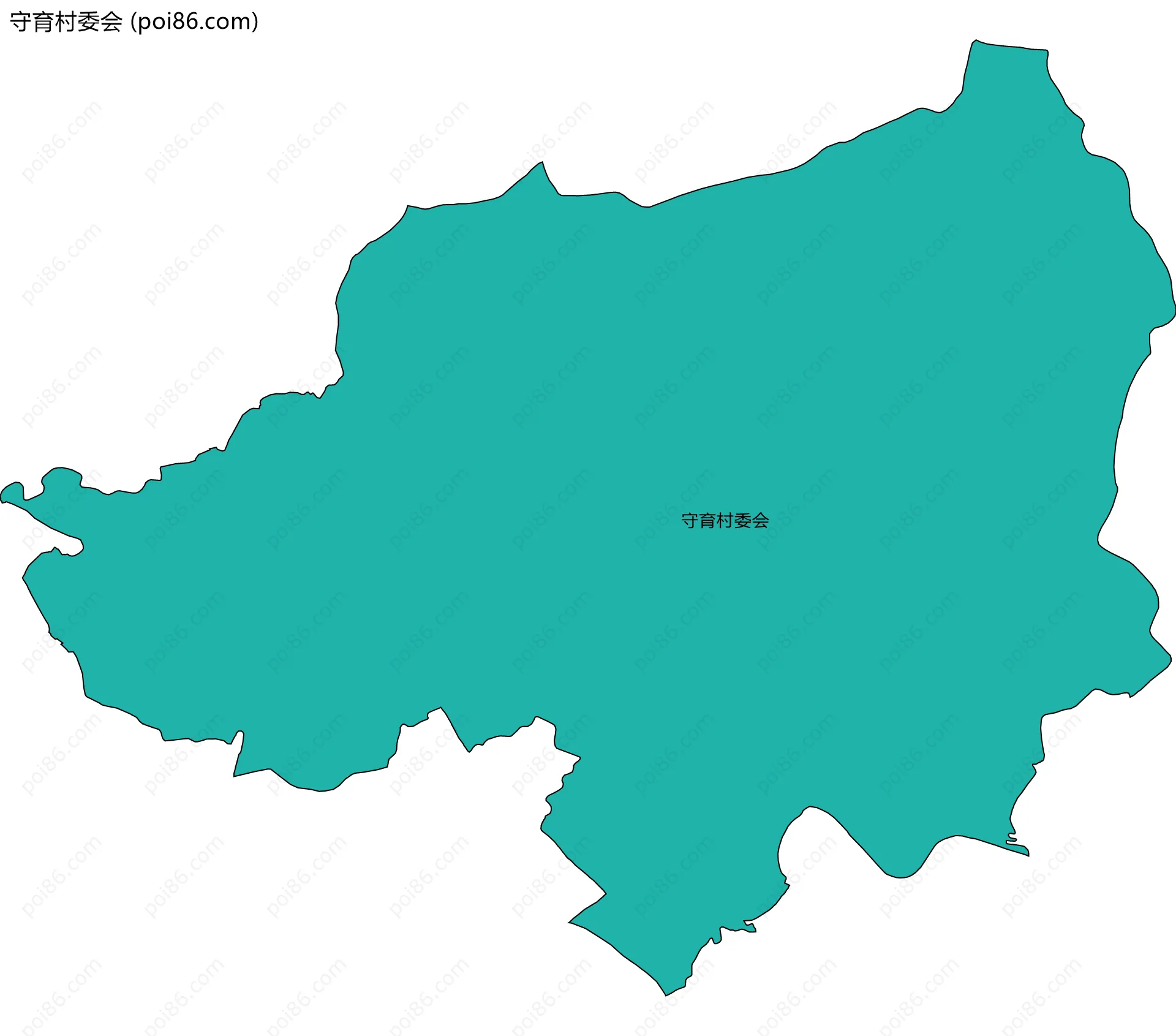 守育村委会边界地图