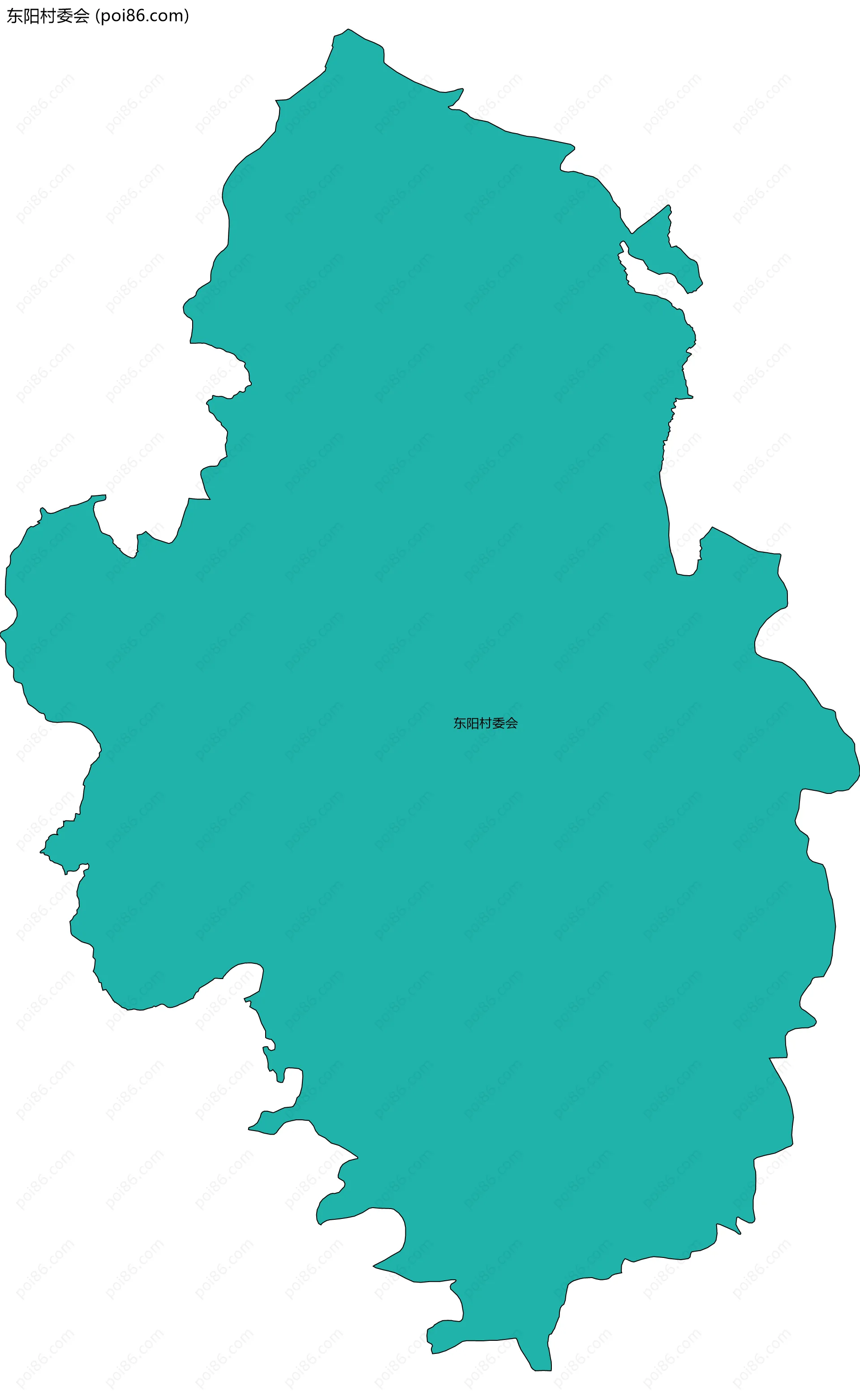 东阳村委会边界地图