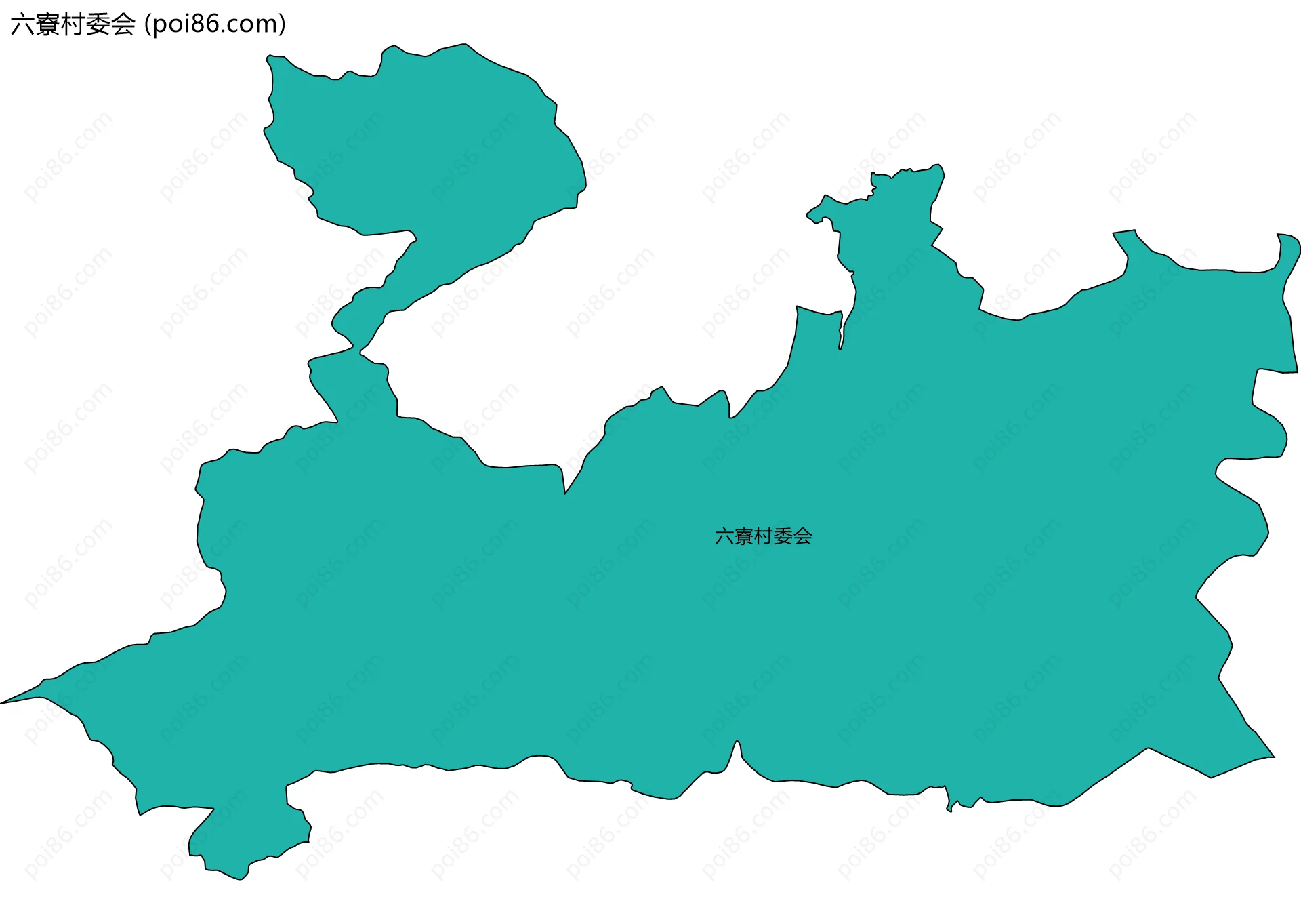 六寮村委会边界地图