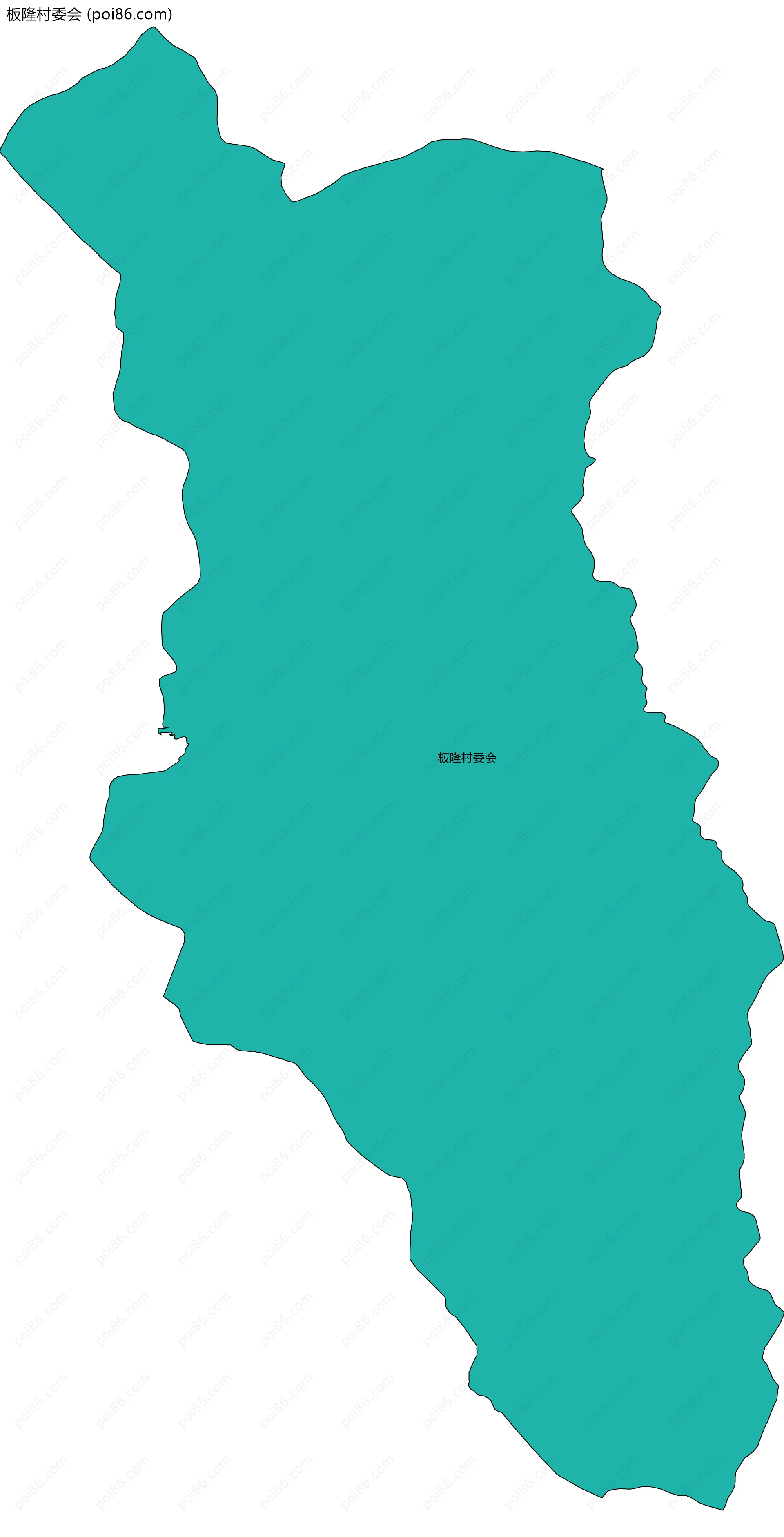 板隆村委会边界地图