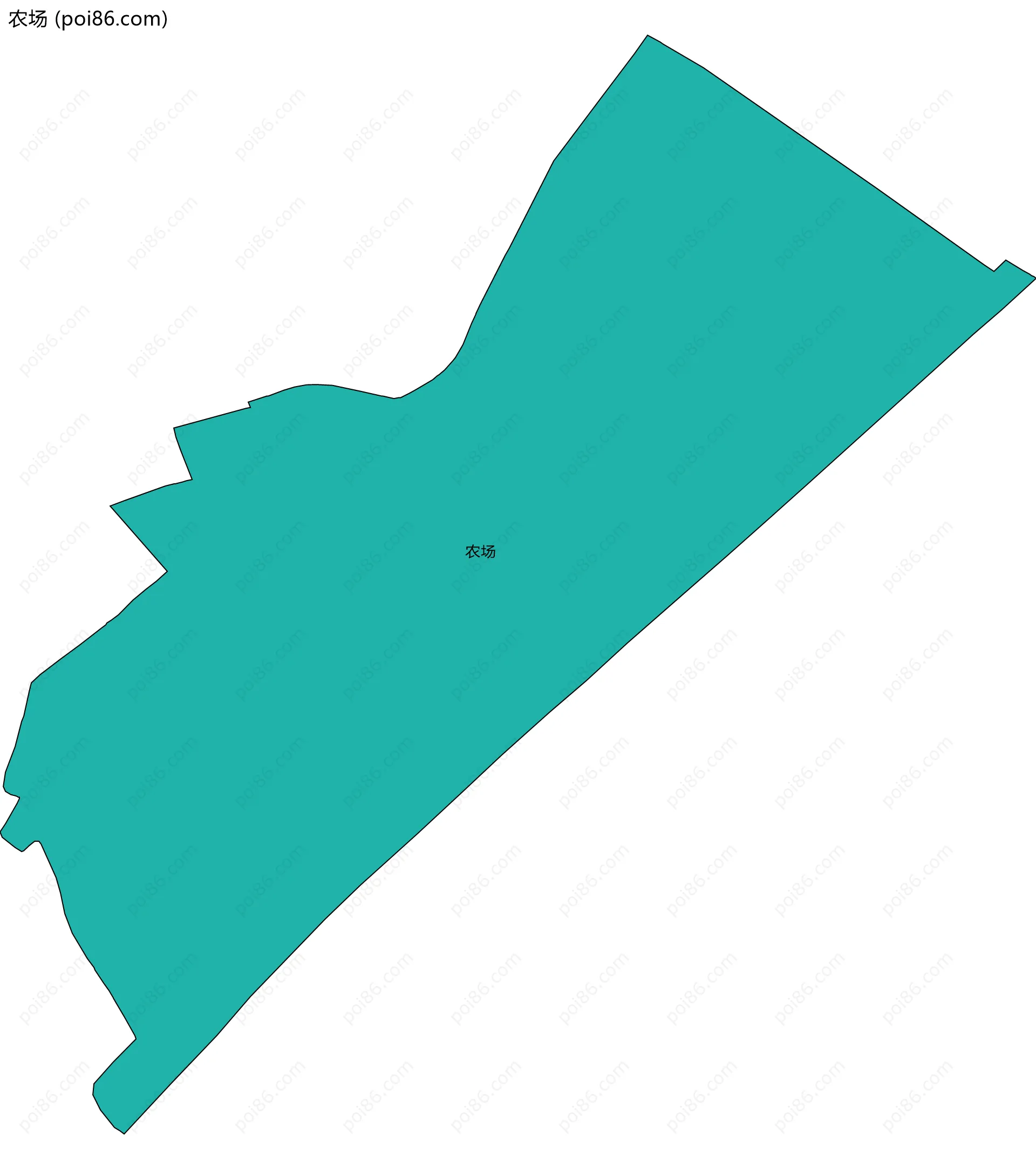 农场边界地图