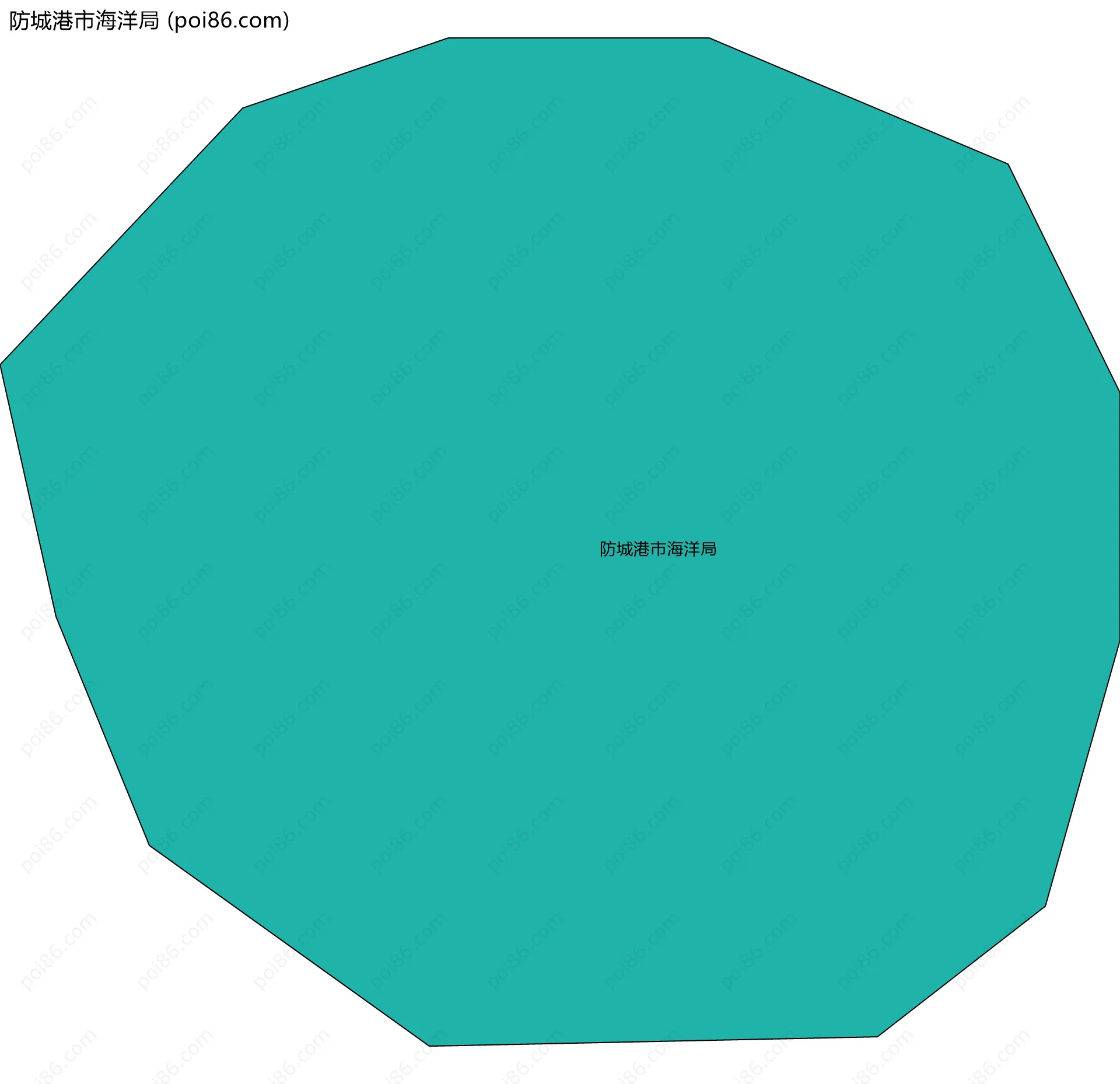 防城港市海洋局边界地图