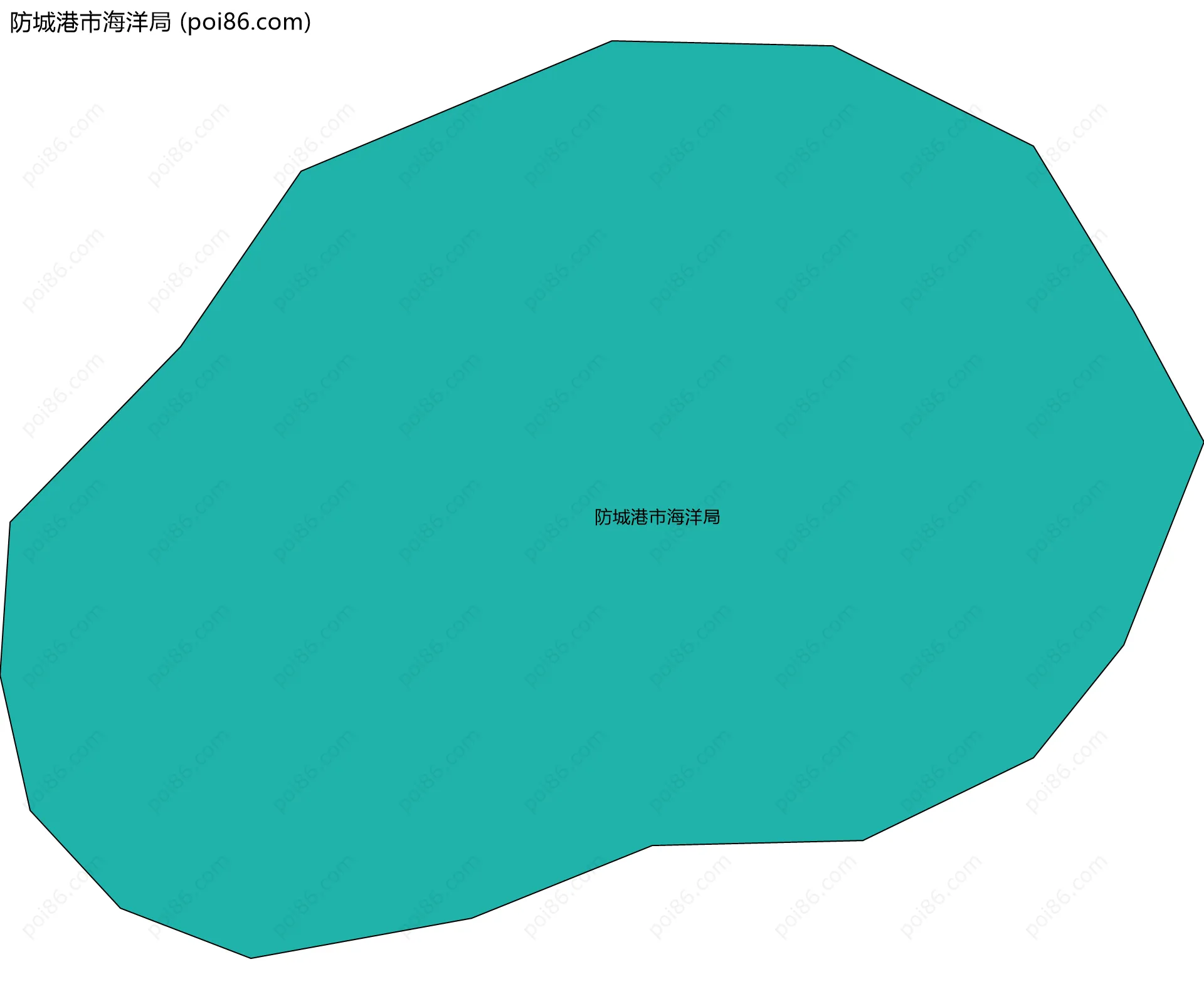 防城港市海洋局边界地图