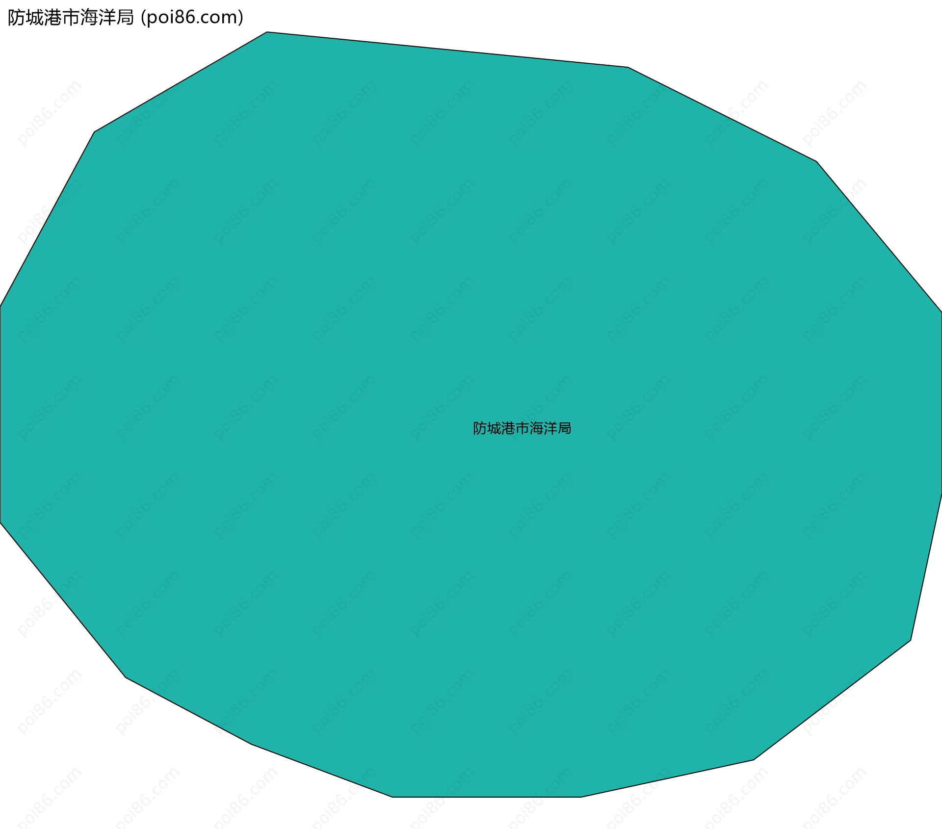 防城港市海洋局边界地图