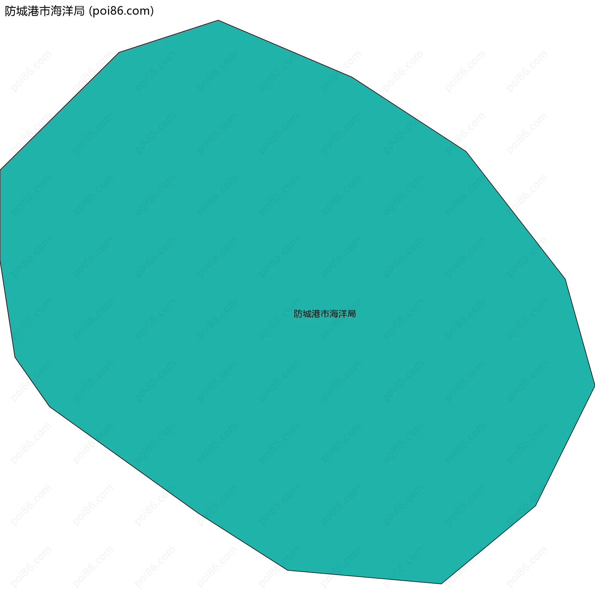 防城港市海洋局边界地图