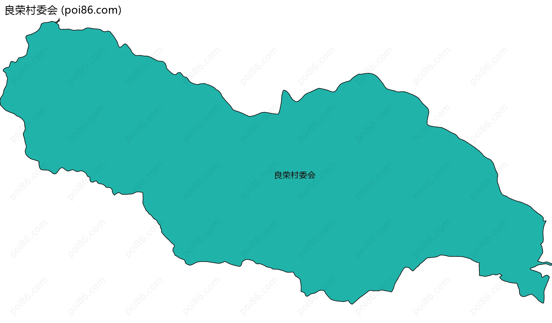 良荣村委会边界地图