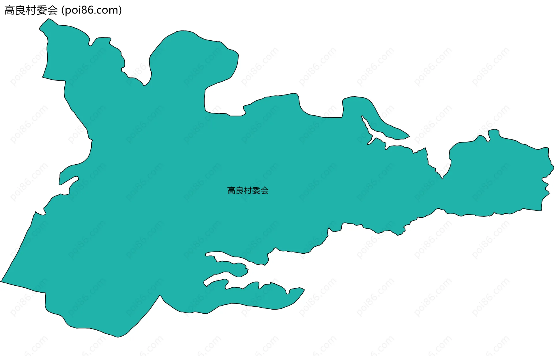 高良村委会边界地图