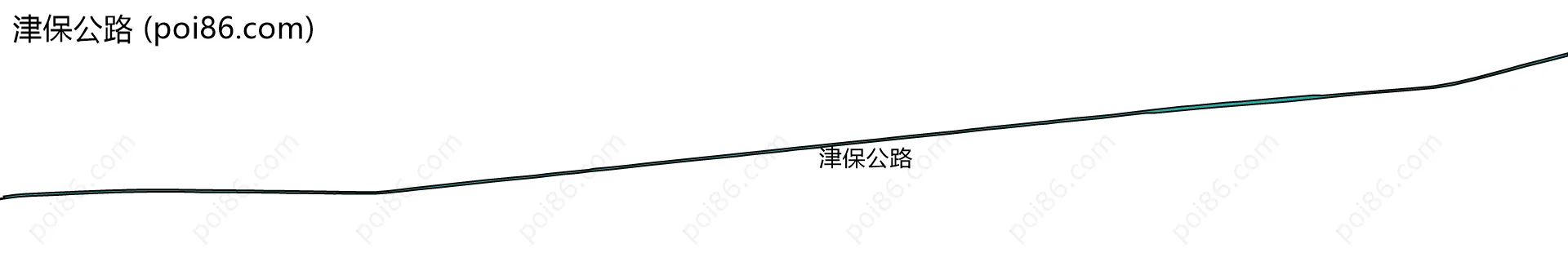 津保公路边界地图