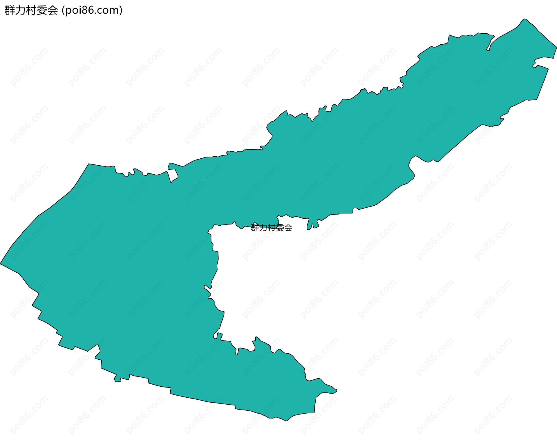 群力村委会边界地图