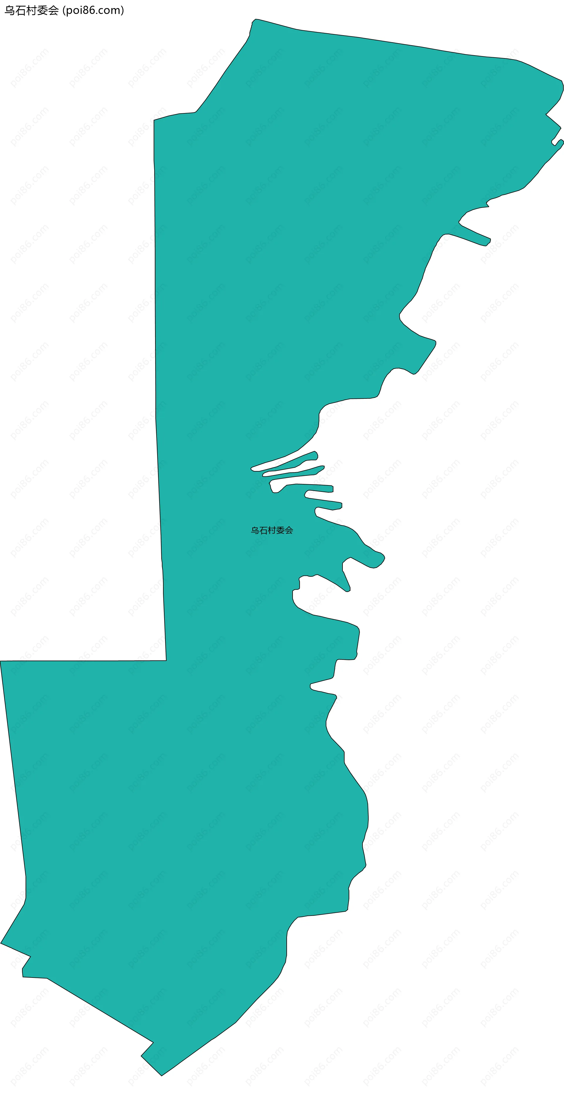 乌石村委会边界地图