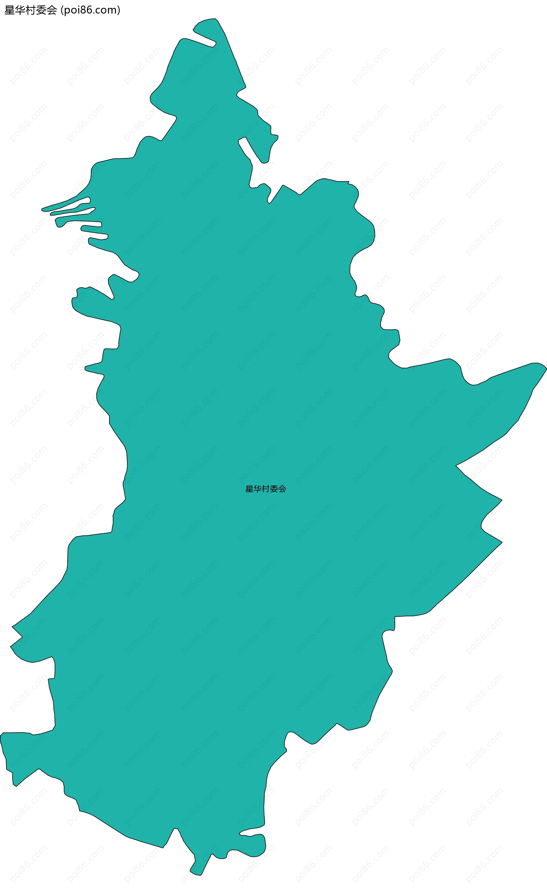 星华村委会边界地图