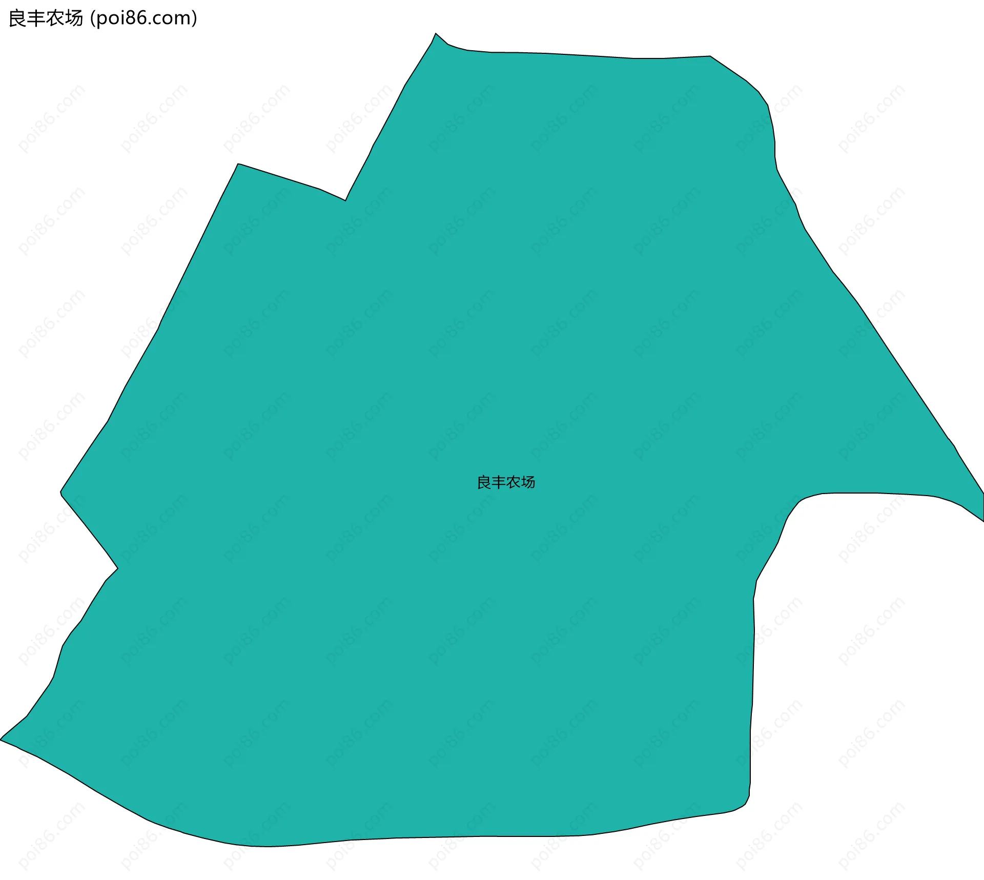 良丰农场边界地图
