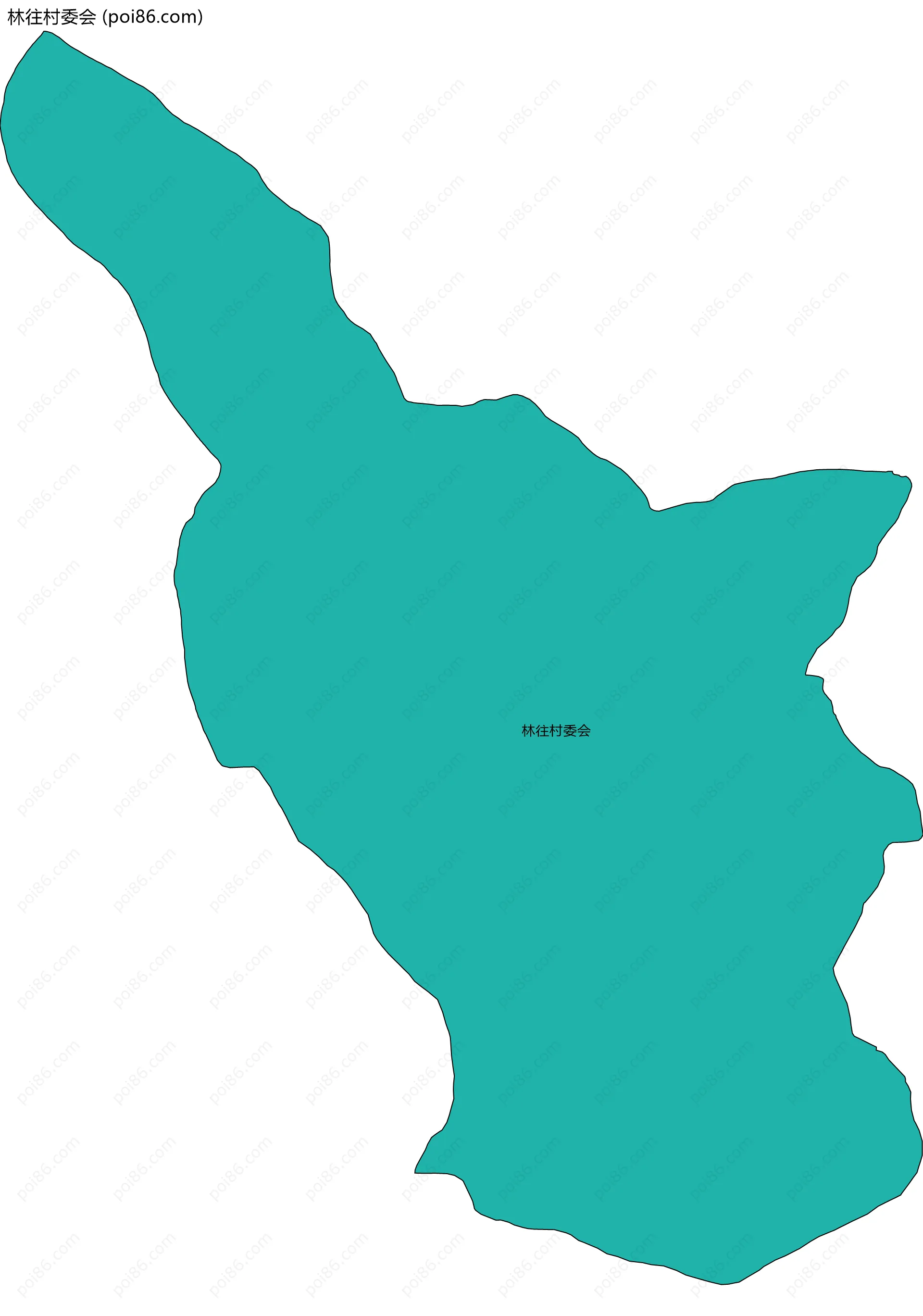 林往村委会边界地图