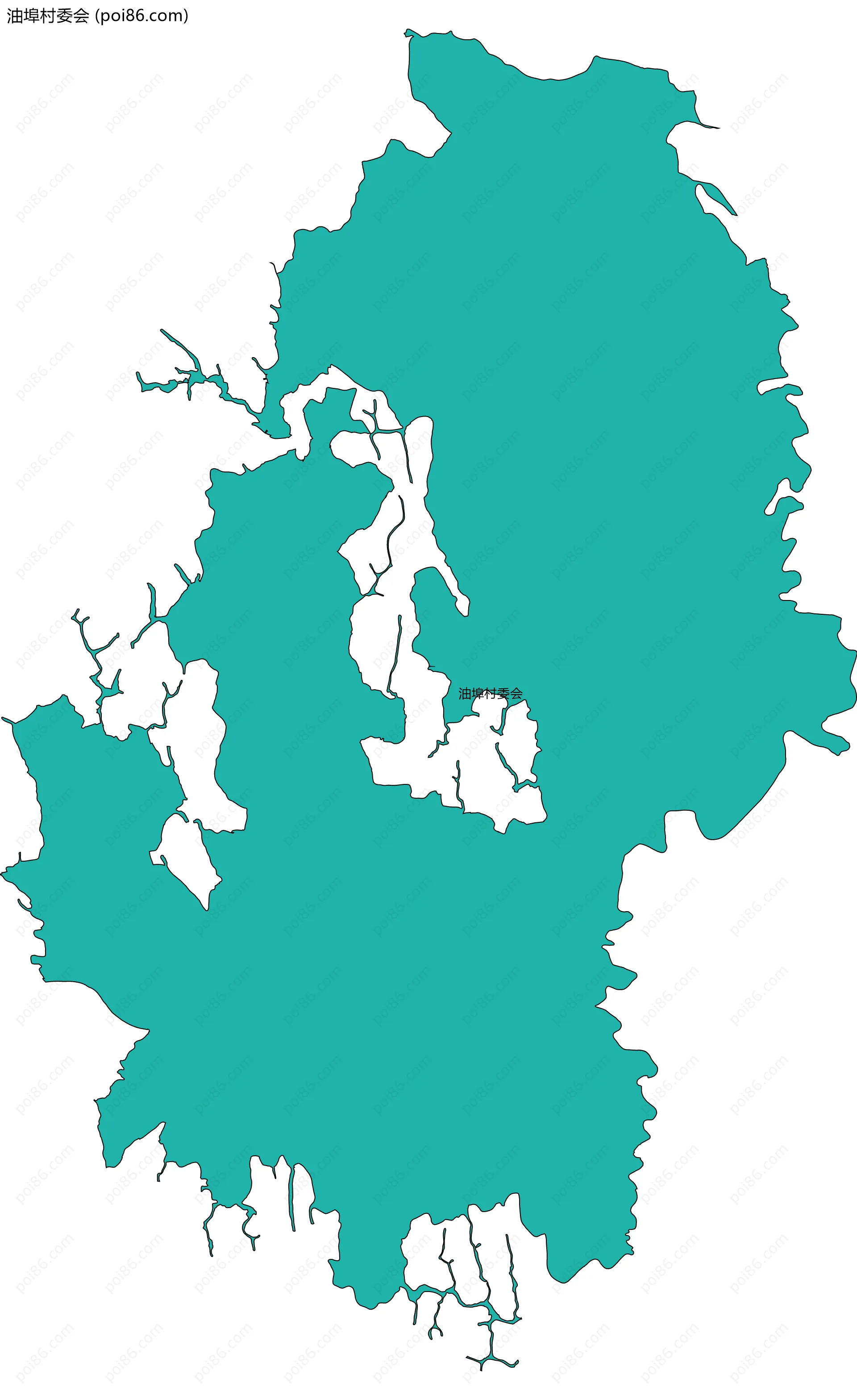 油埠村委会边界地图