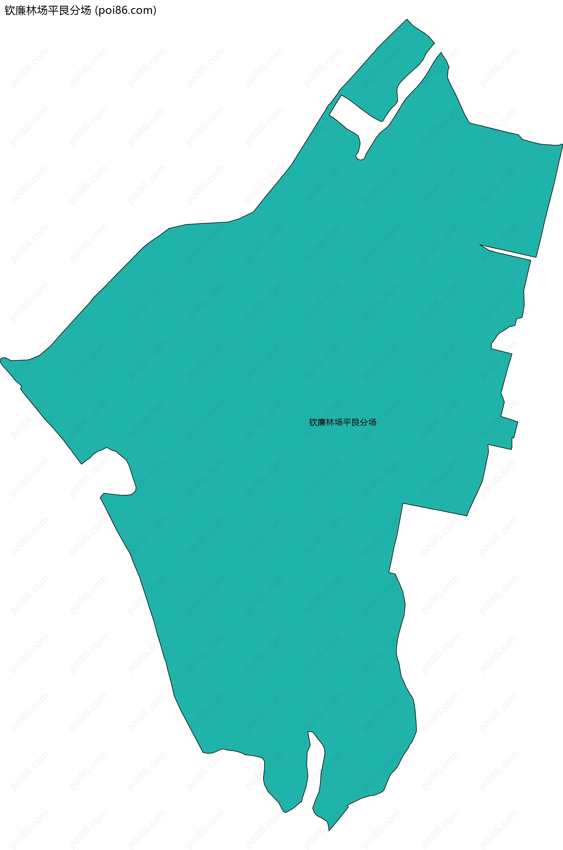 钦廉林场平艮分场边界地图