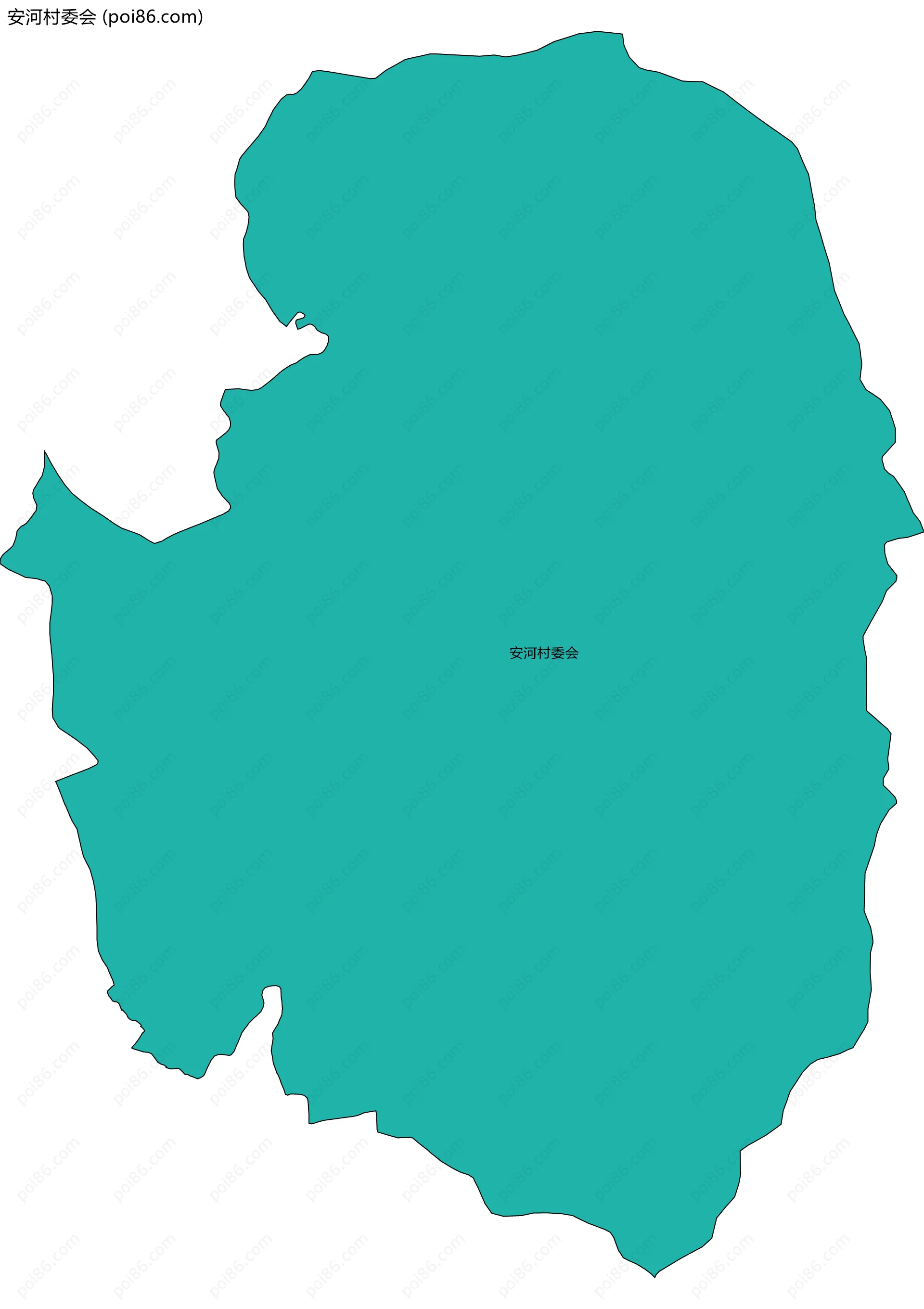 安河村委会边界地图