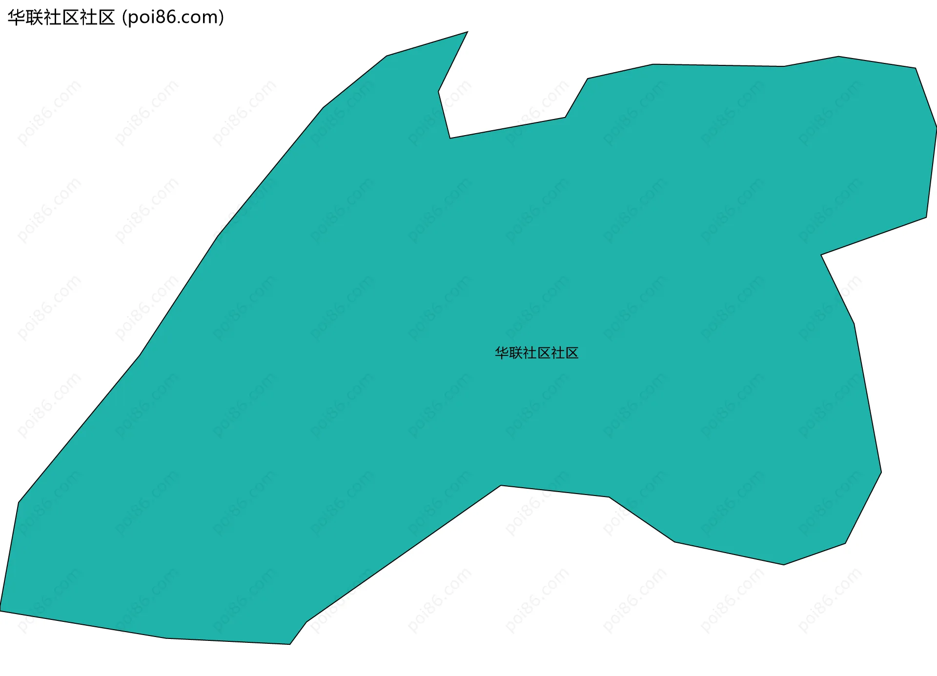 华联社区社区边界地图