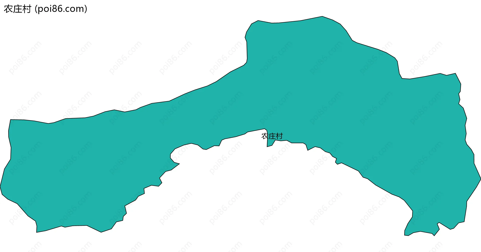 农庄村边界地图