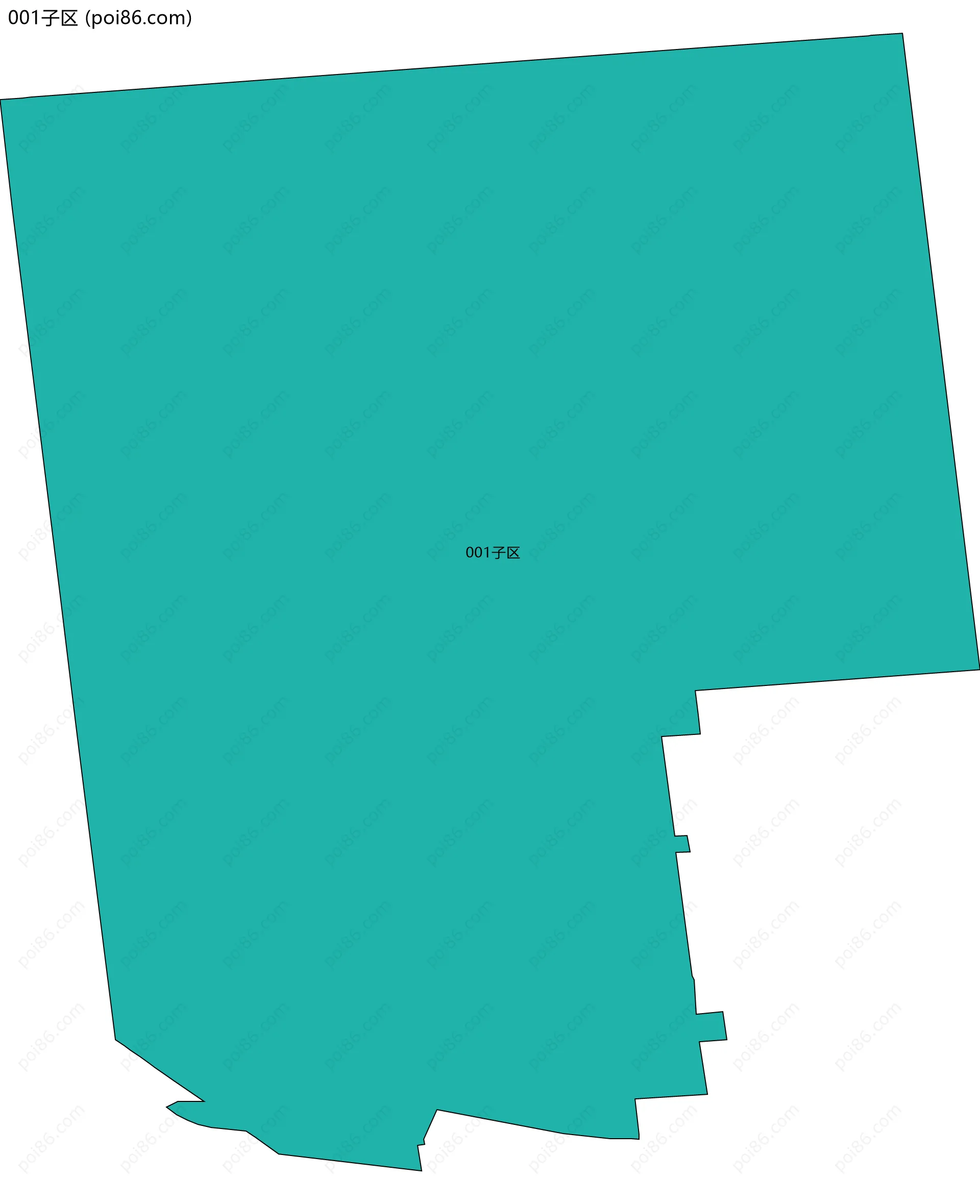 001子区边界地图