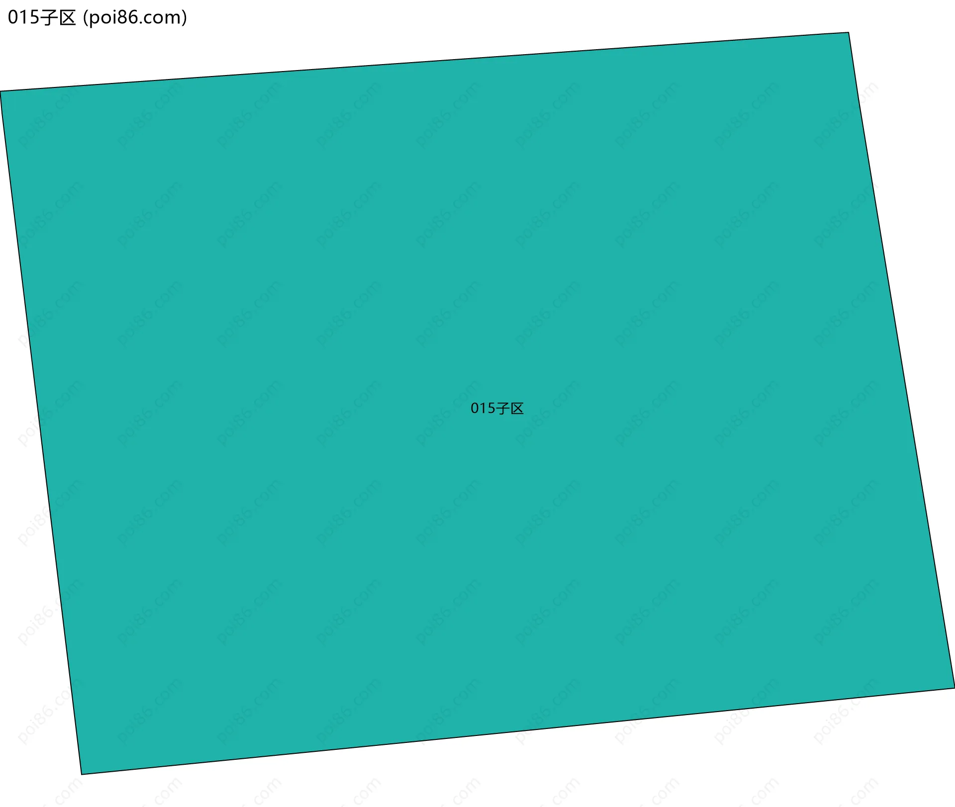015子区边界地图