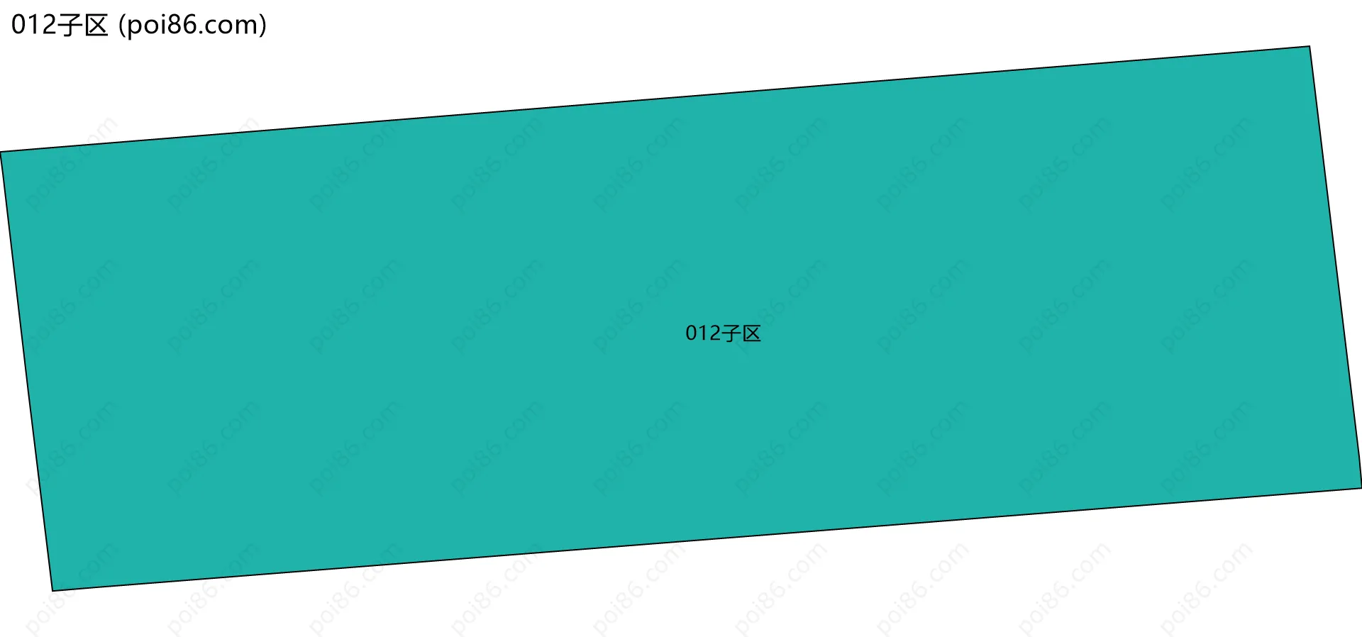 012子区边界地图