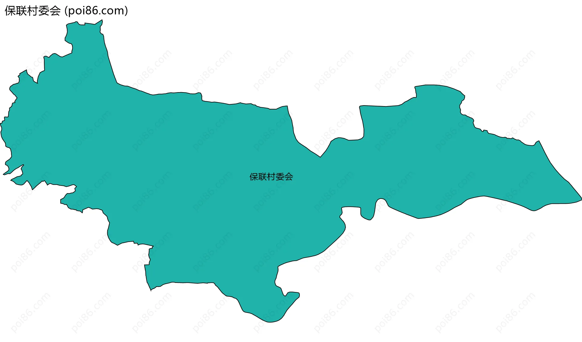 保联村委会边界地图