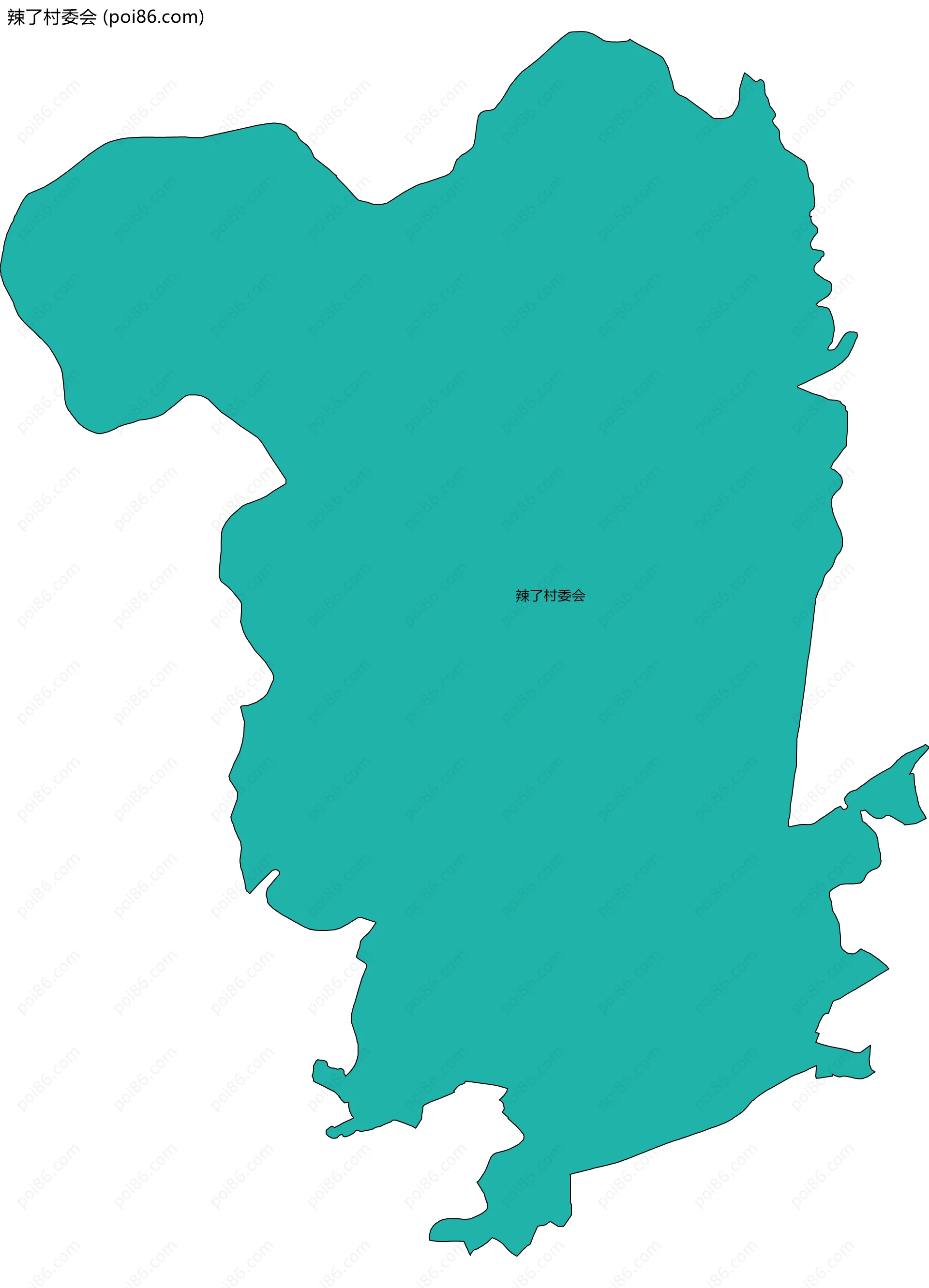 辣了村委会边界地图