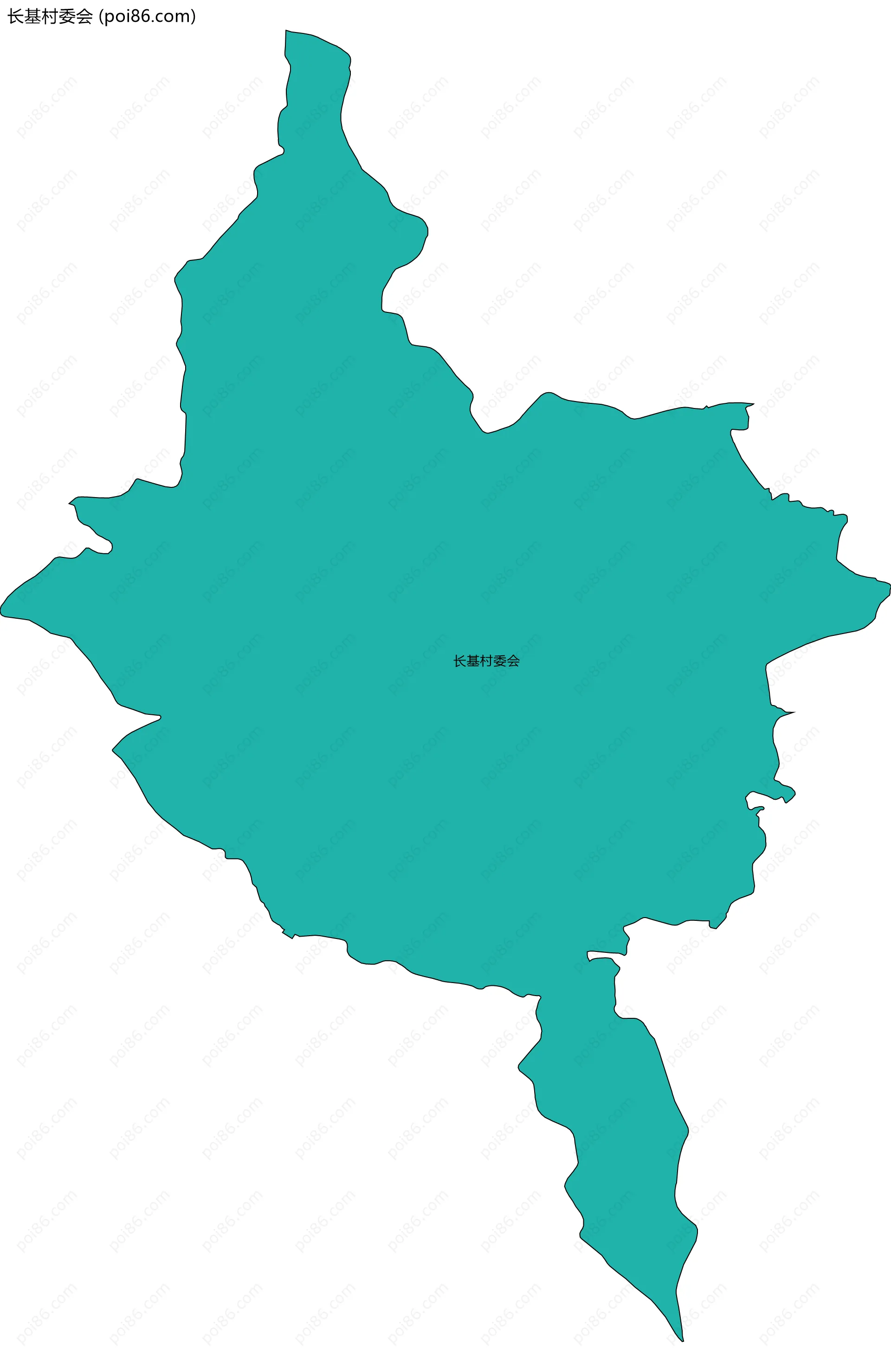 长基村委会边界地图