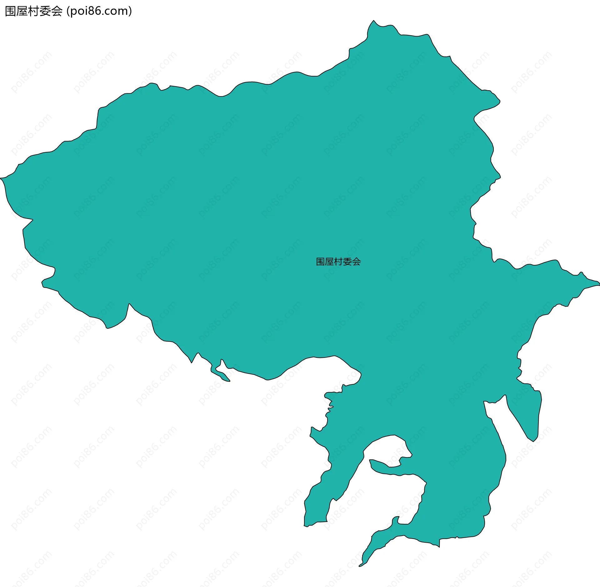 围屋村委会边界地图