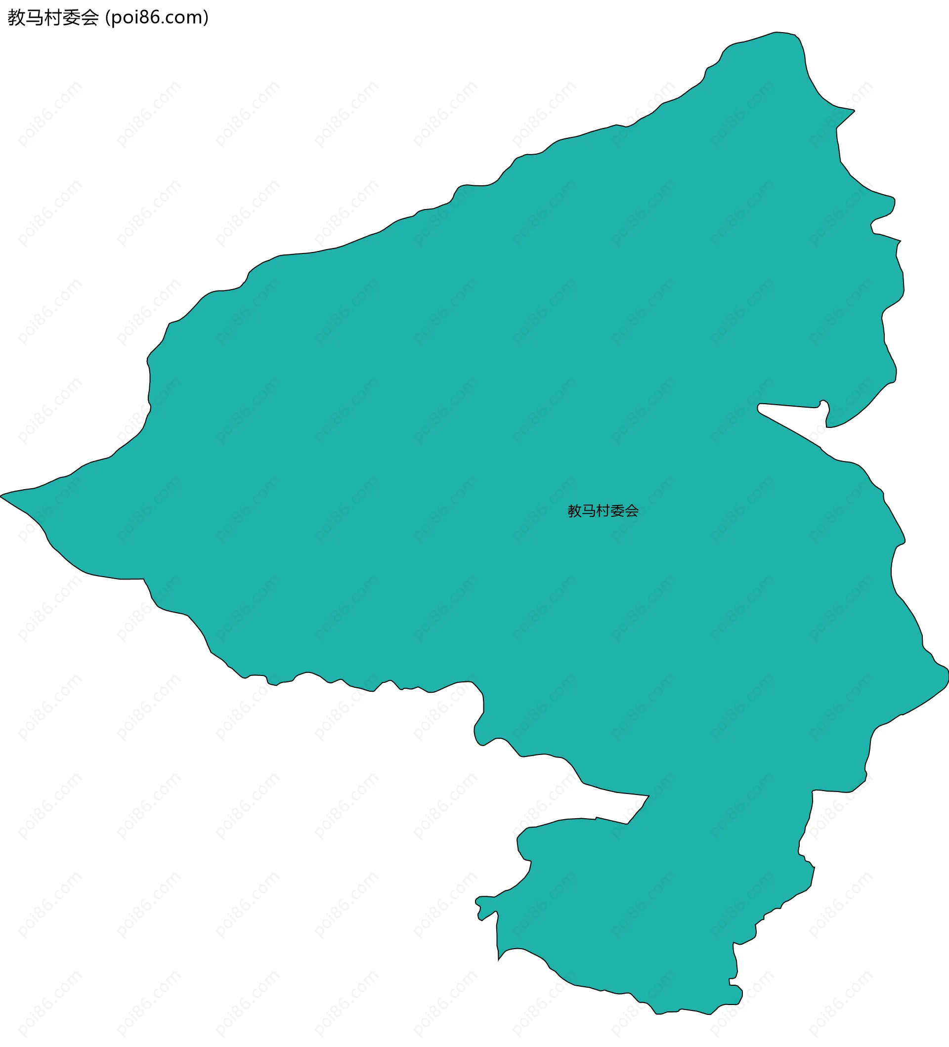 教马村委会边界地图