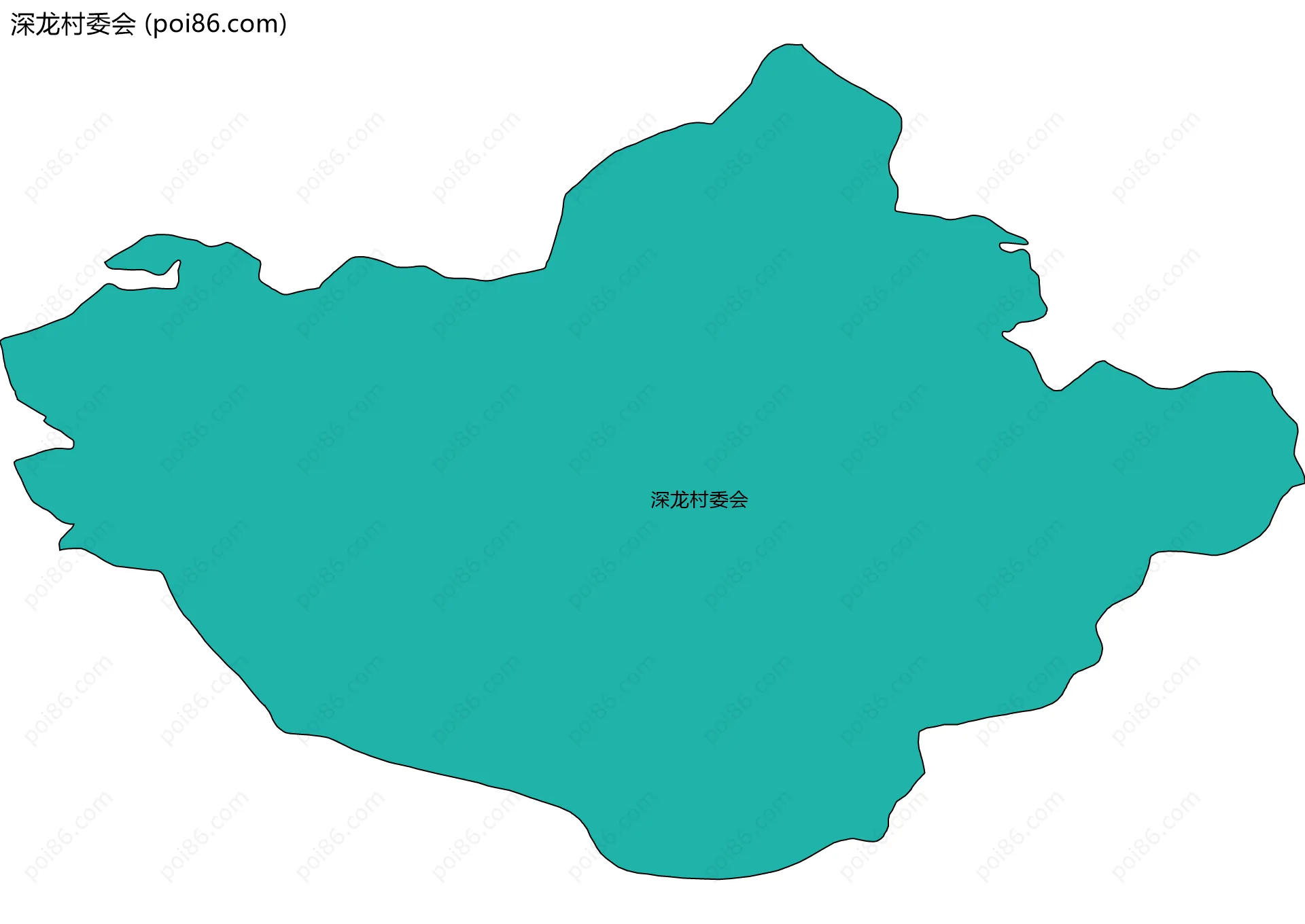 深龙村委会边界地图