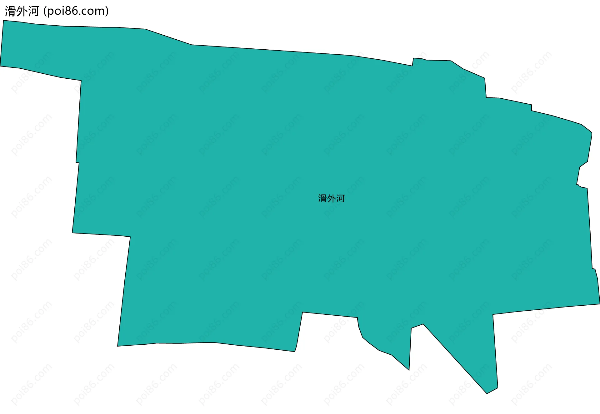滑外河边界地图
