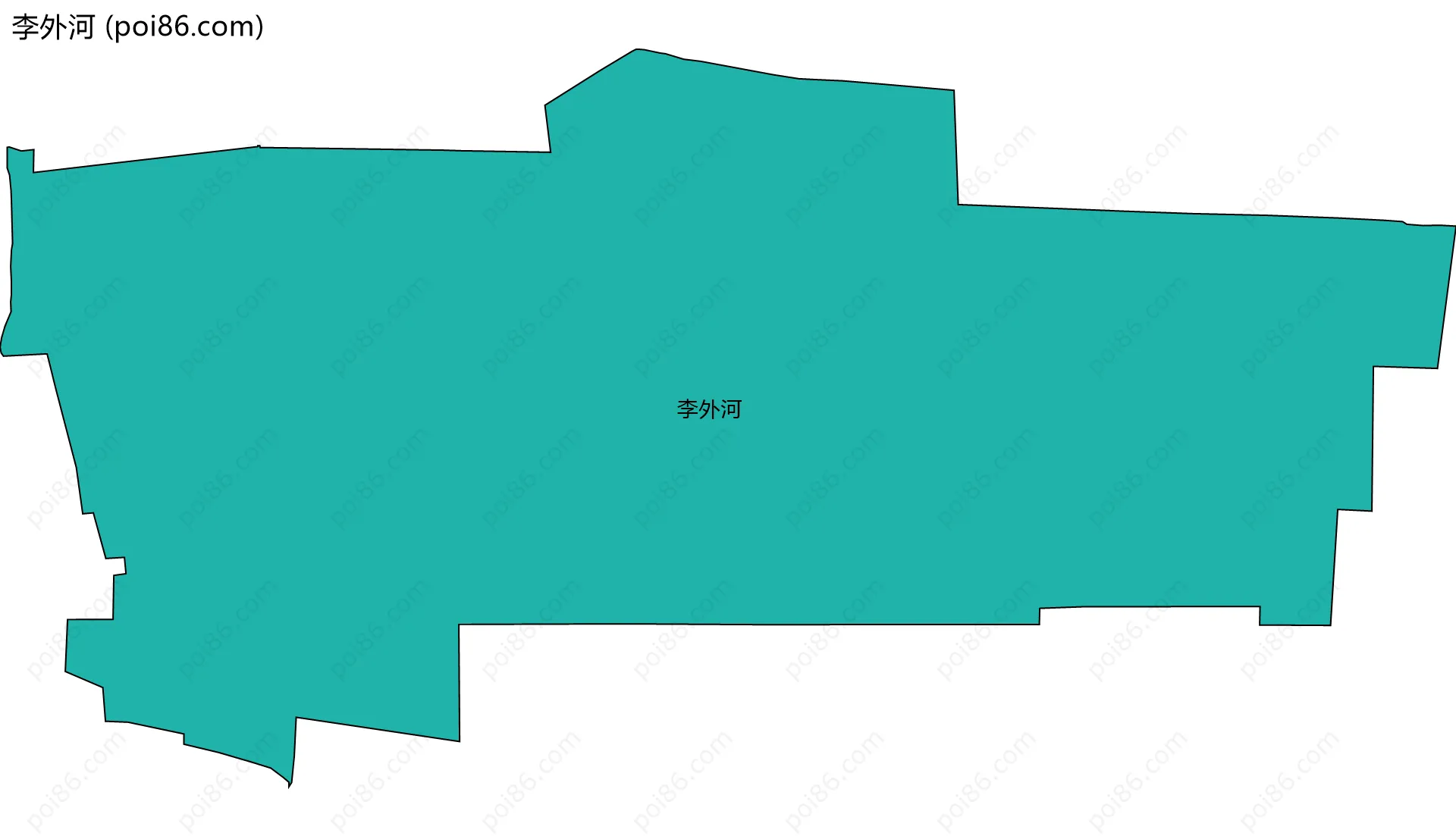 李外河边界地图