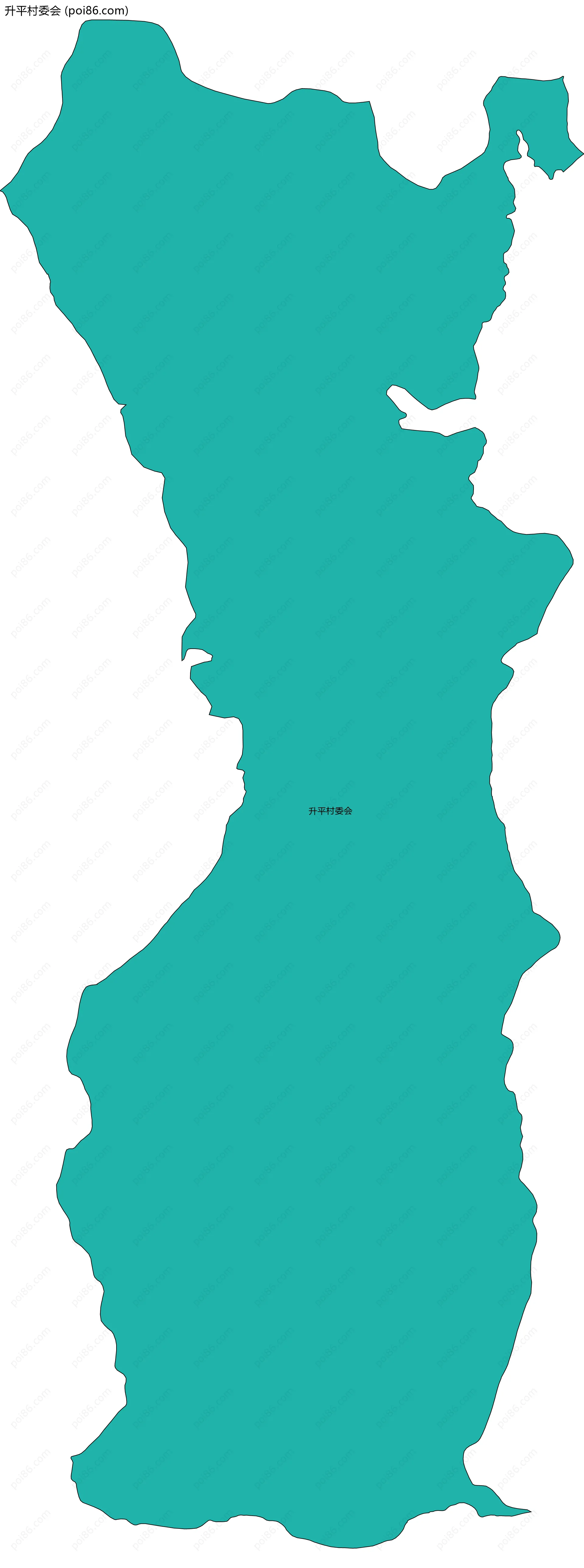 升平村委会边界地图