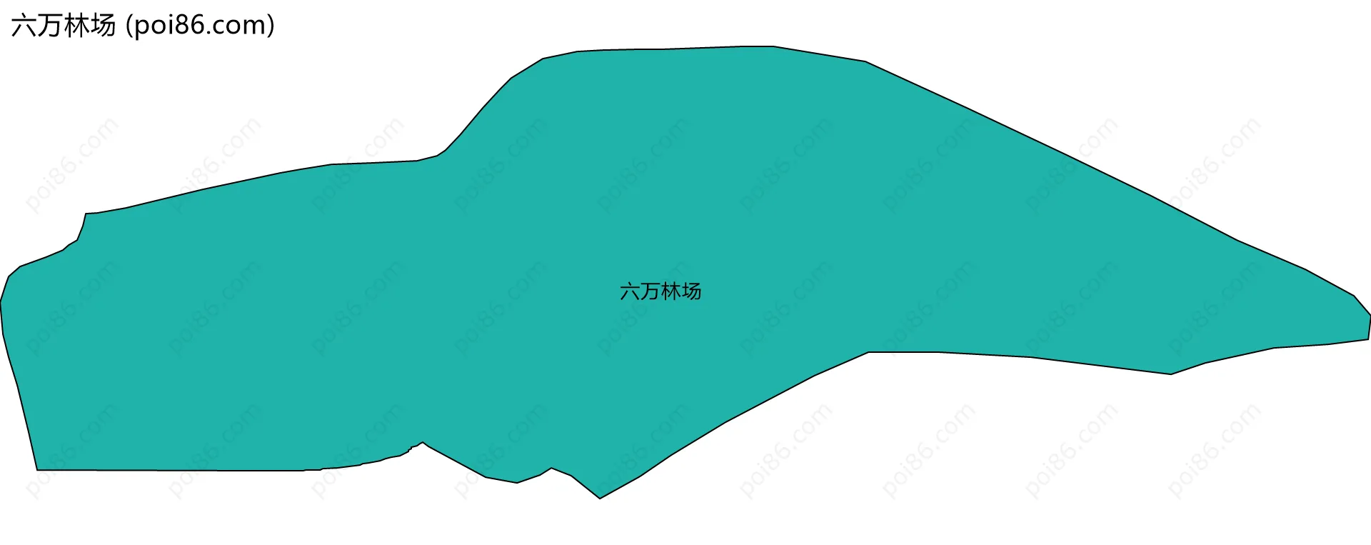 六万林场边界地图