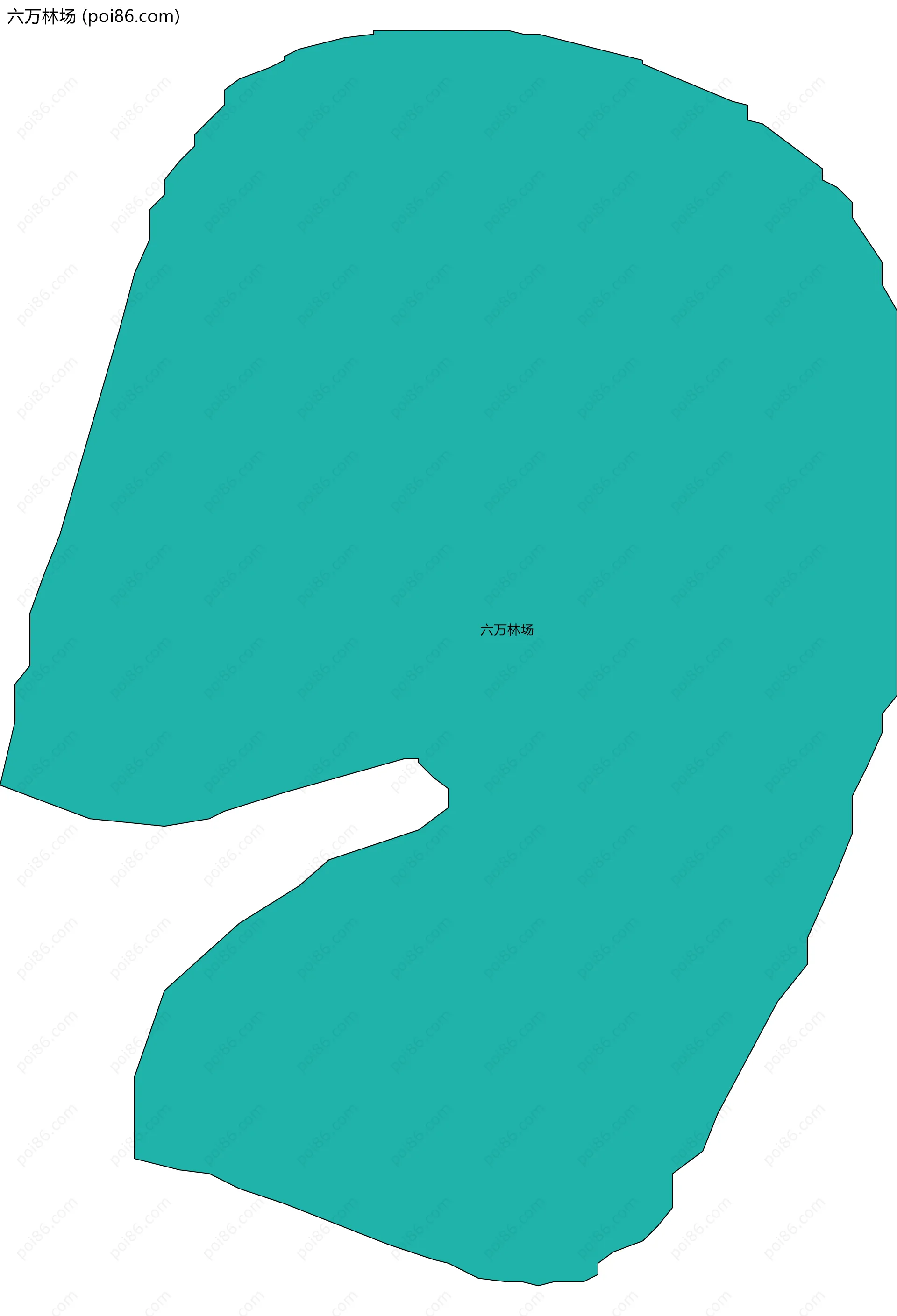 六万林场边界地图