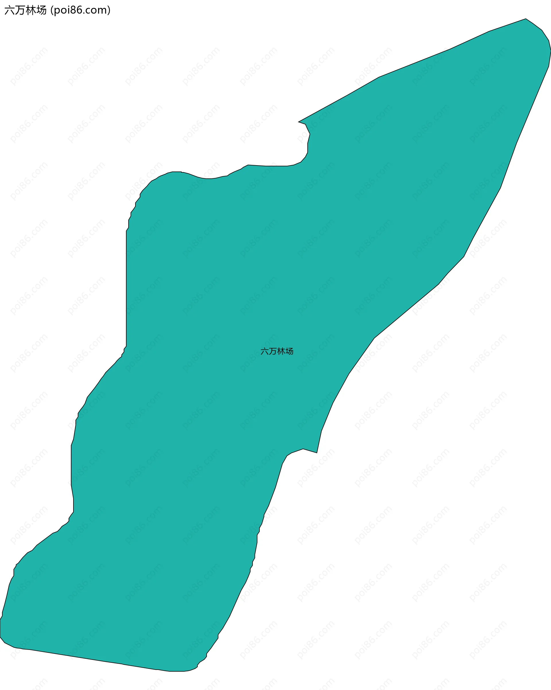 六万林场边界地图