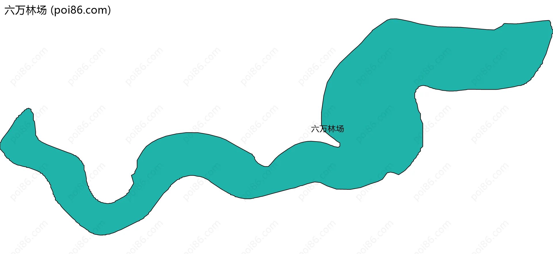 六万林场边界地图