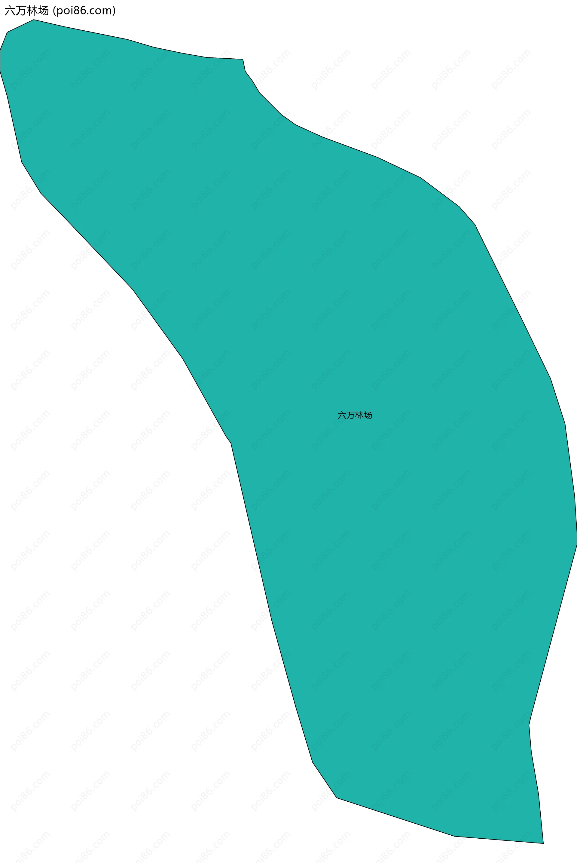 六万林场边界地图