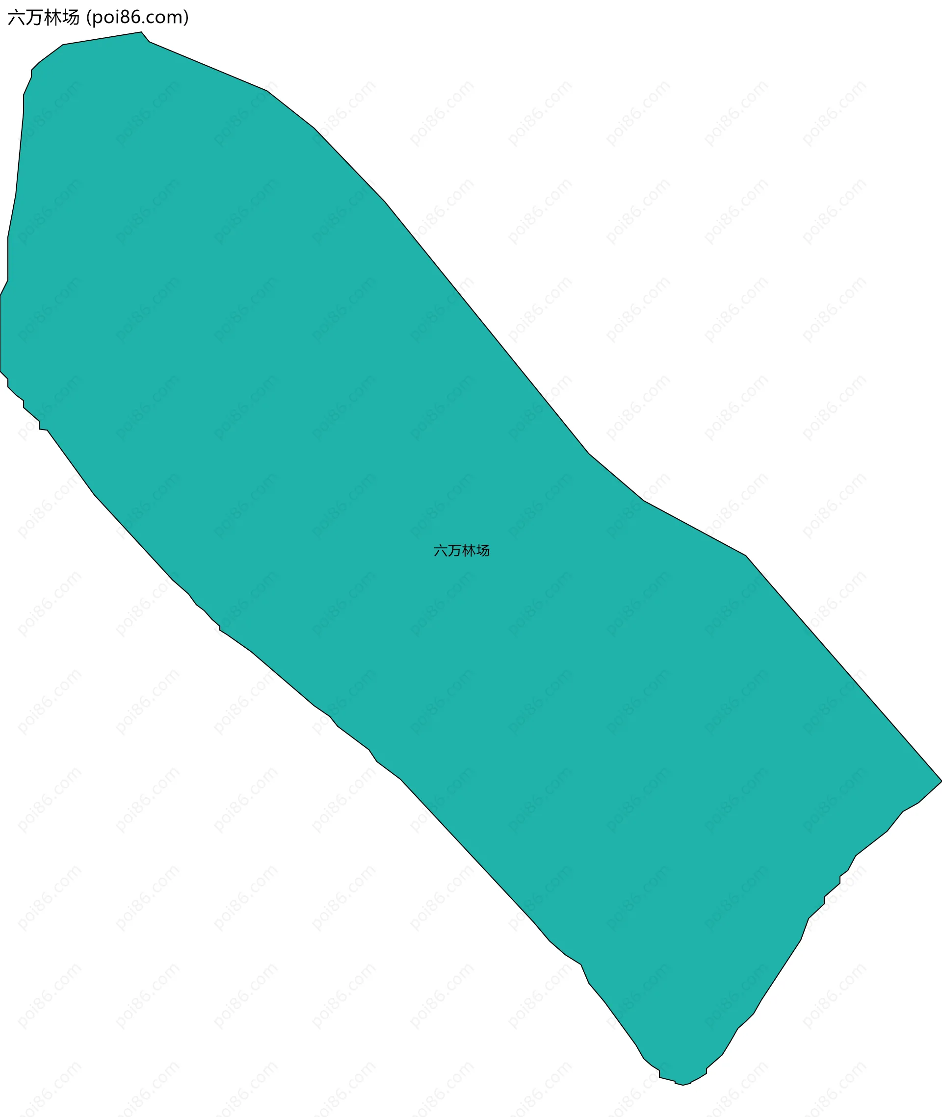 六万林场边界地图